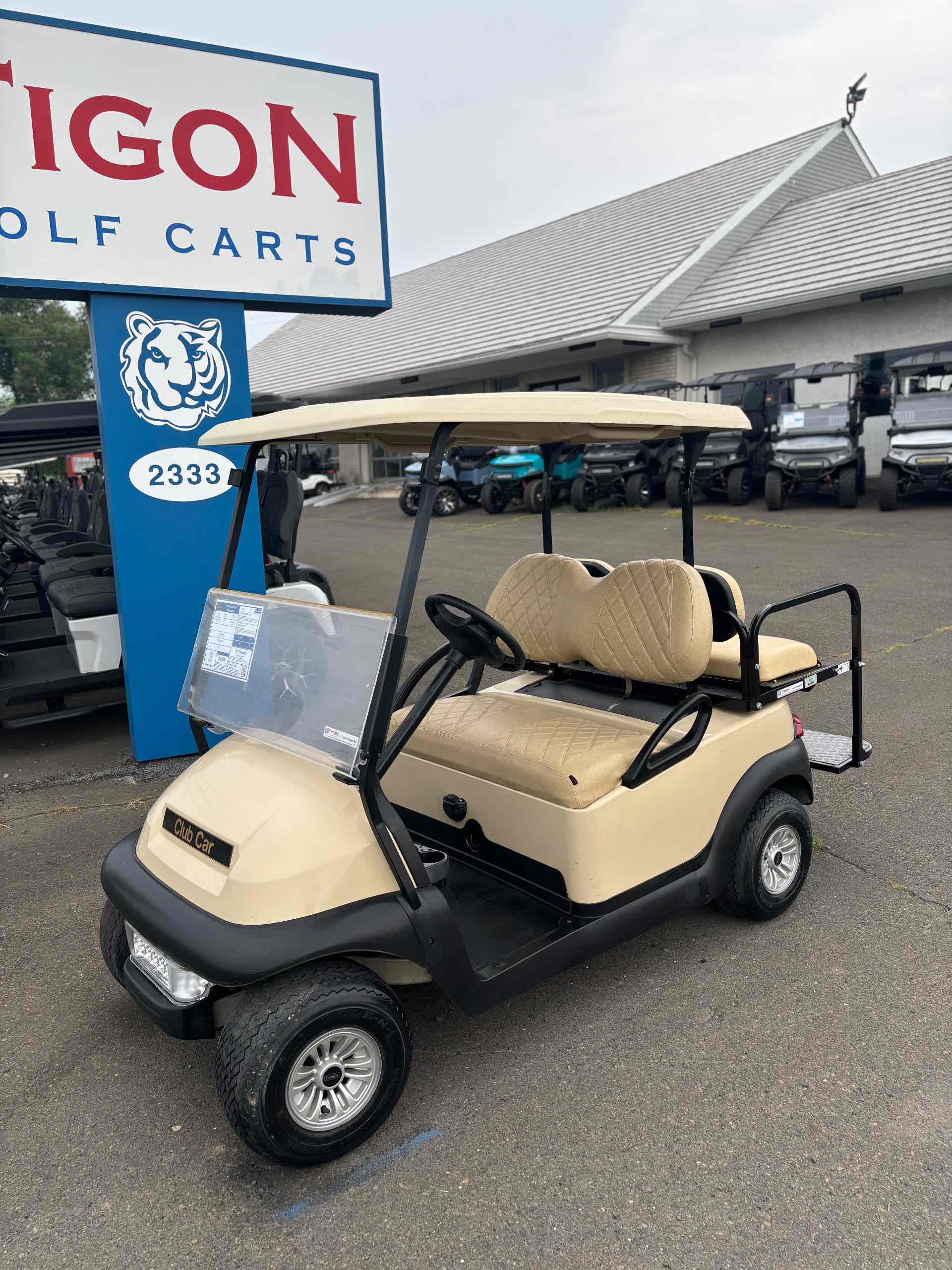 Used 2018 Club Car Precedent Golf Cart in Beige for sale at TIGON South Bend, IN
