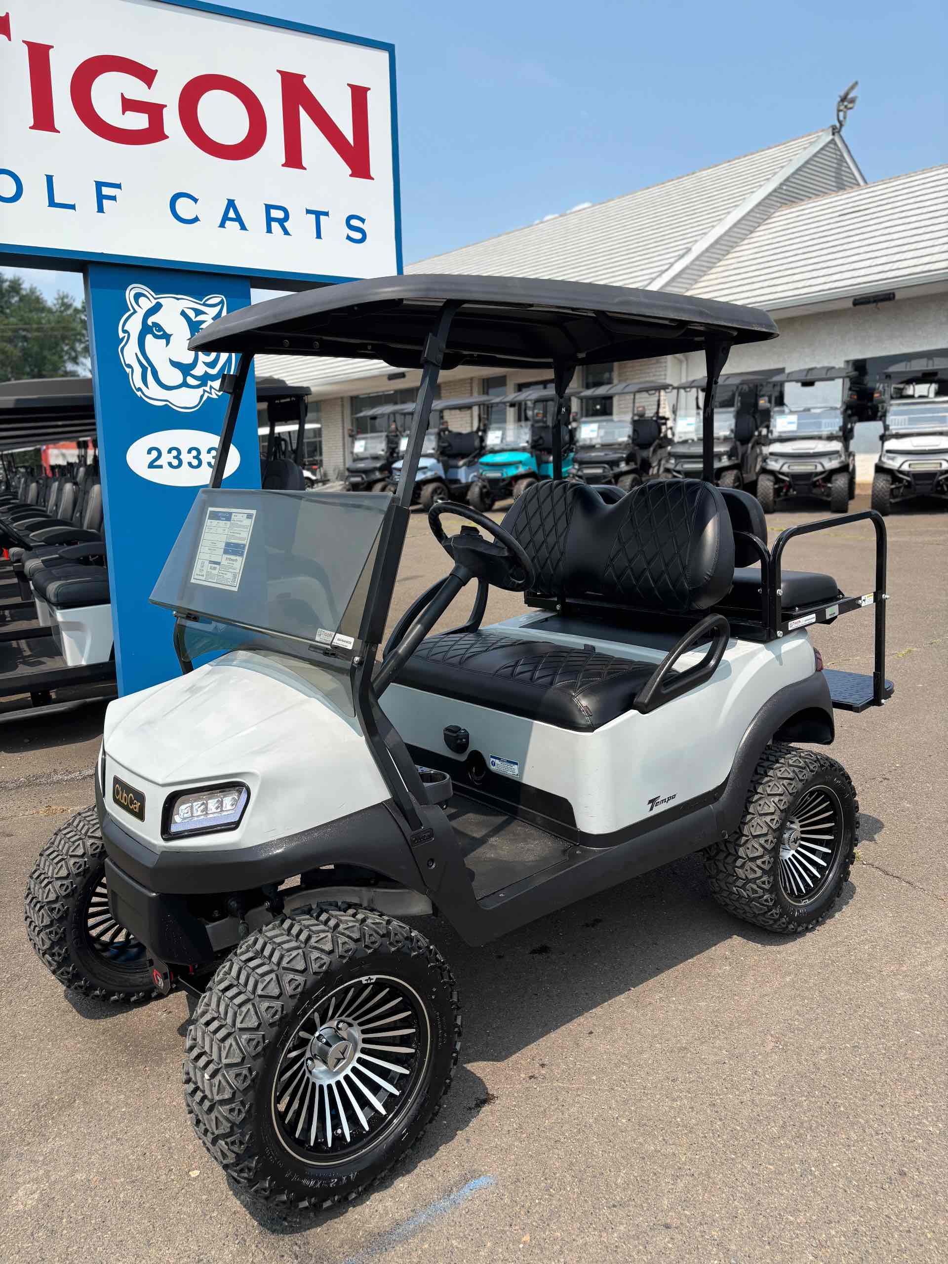 Used 2020 Club Car Tempo Golf Cart in Gray for sale at TIGON Hatfield, PA