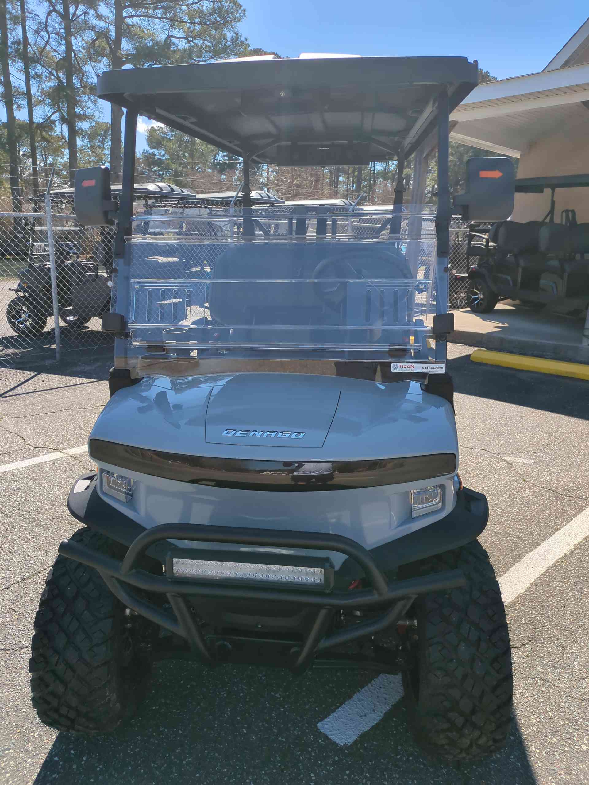 2026 Denago Rover XL6 Golf Cart in Gray