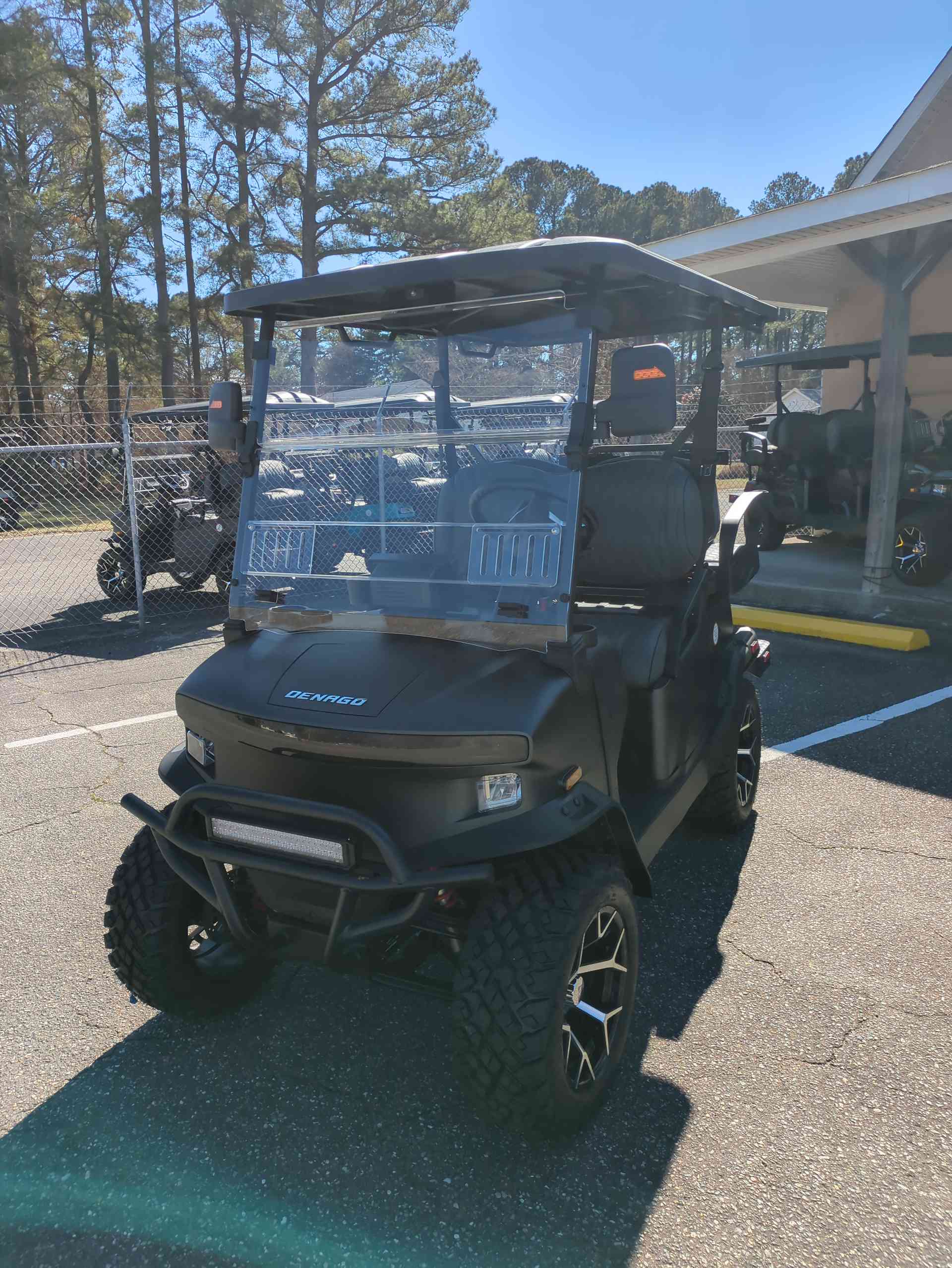 2026 Denago Nomad XL Golf Cart in Matte Black