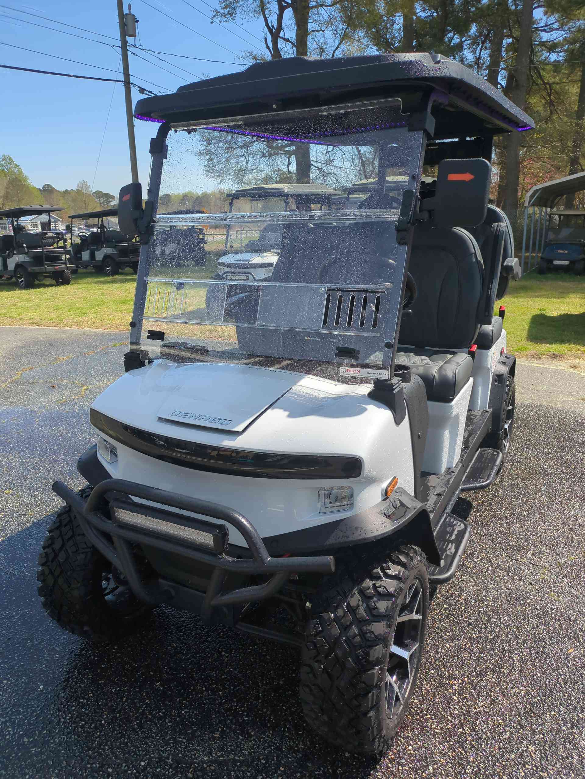 2026 Denago Rover XL Golf Cart in White