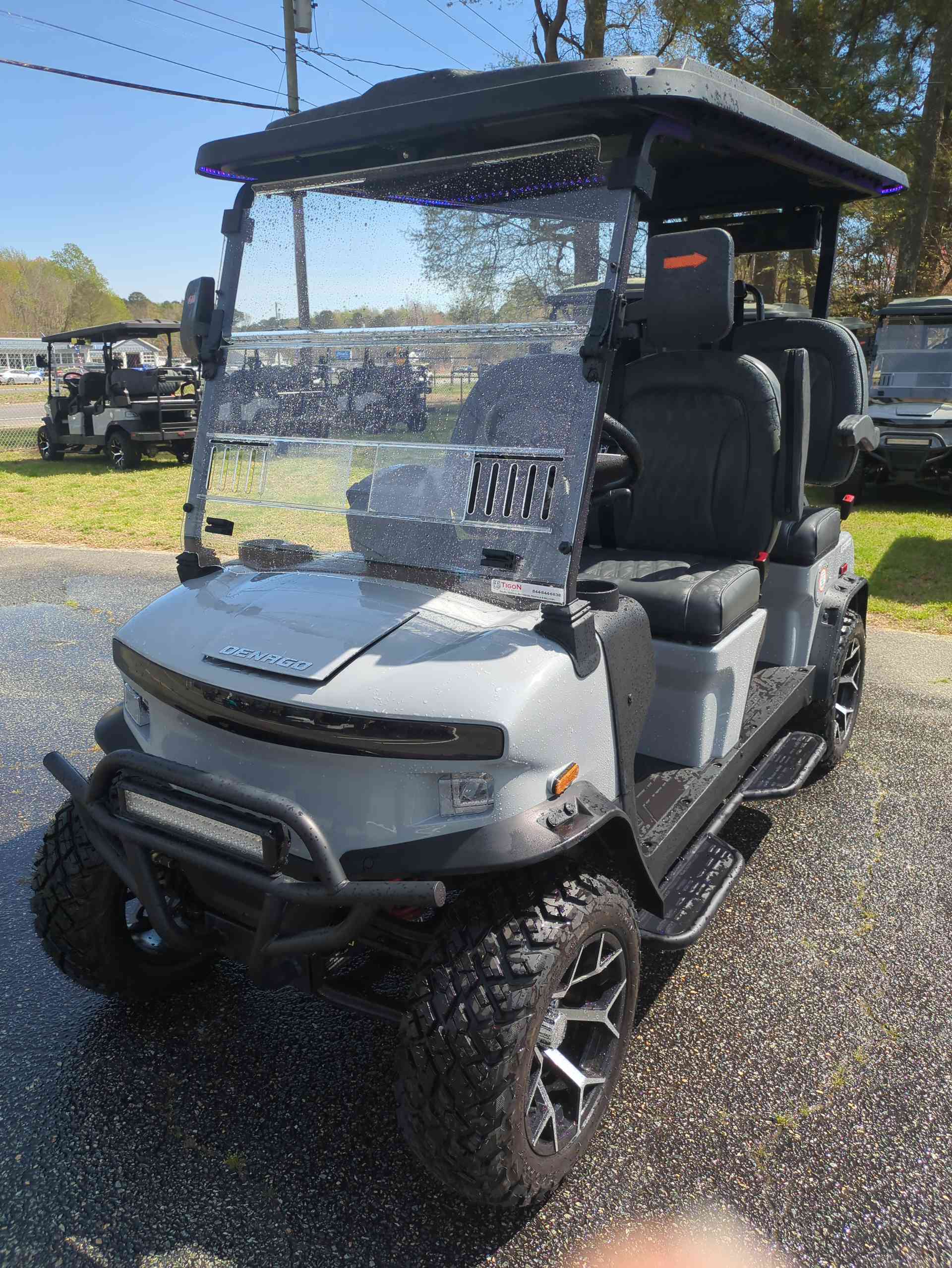 2026 Denago Rover XL Golf Cart in Gray for sale at TIGON Hatfield, PA