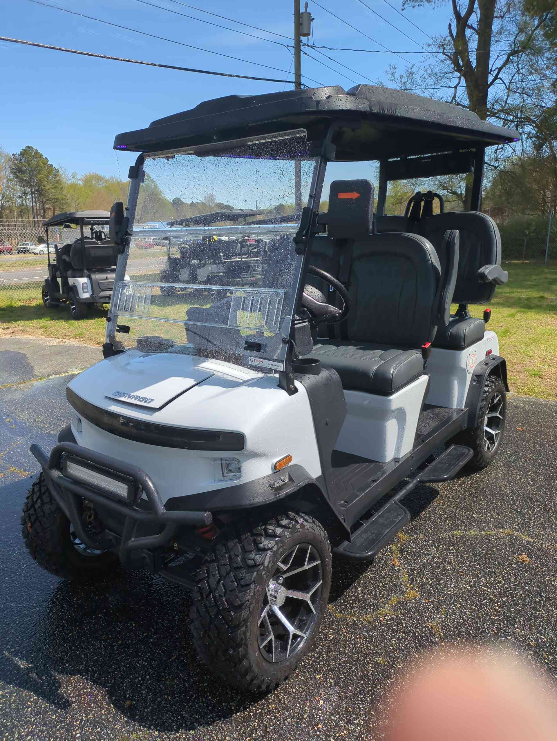 2026 Denago Rover XL Golf Cart in White
