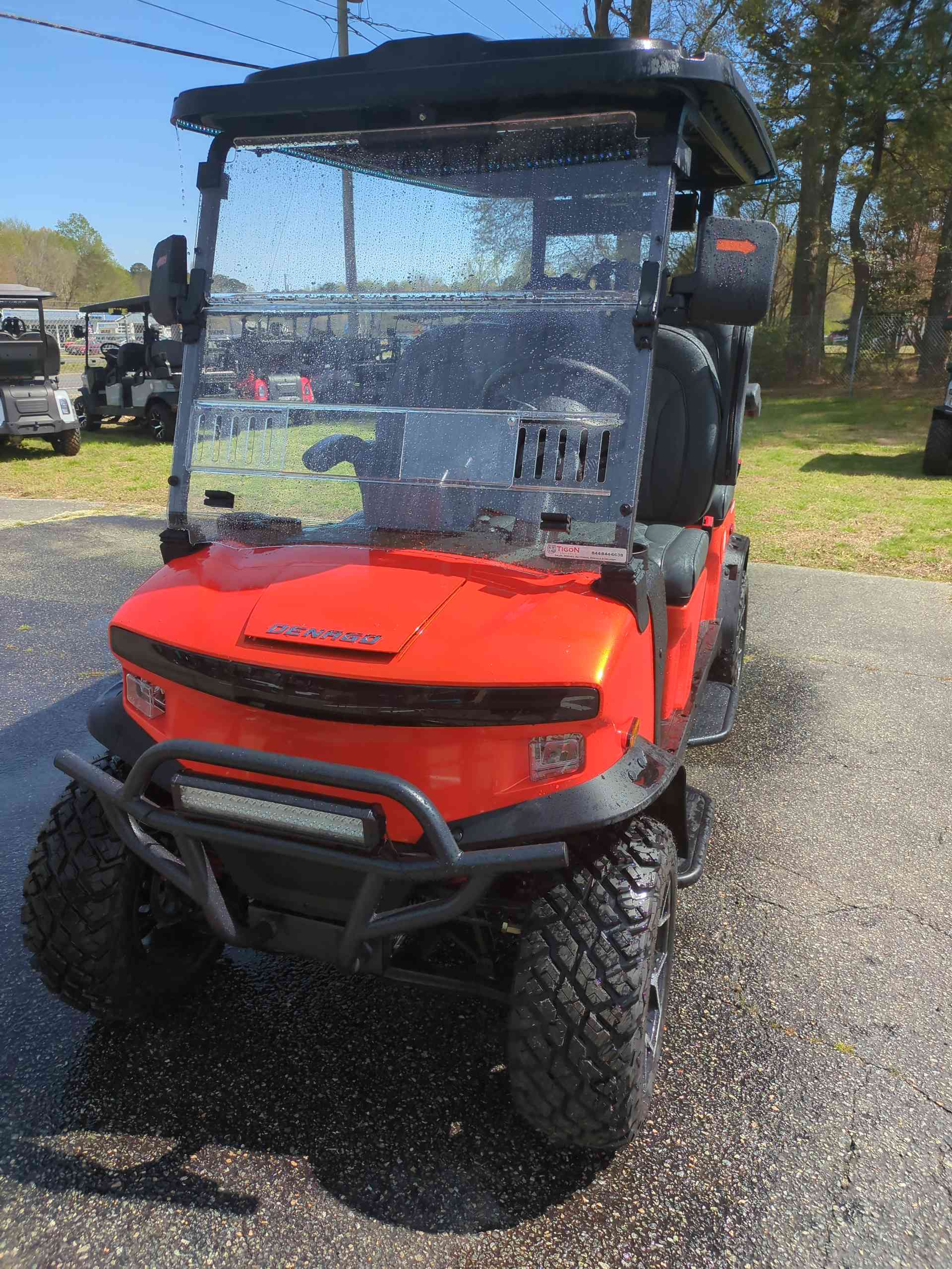 2026 Denago Rover XL Golf Cart in Lava