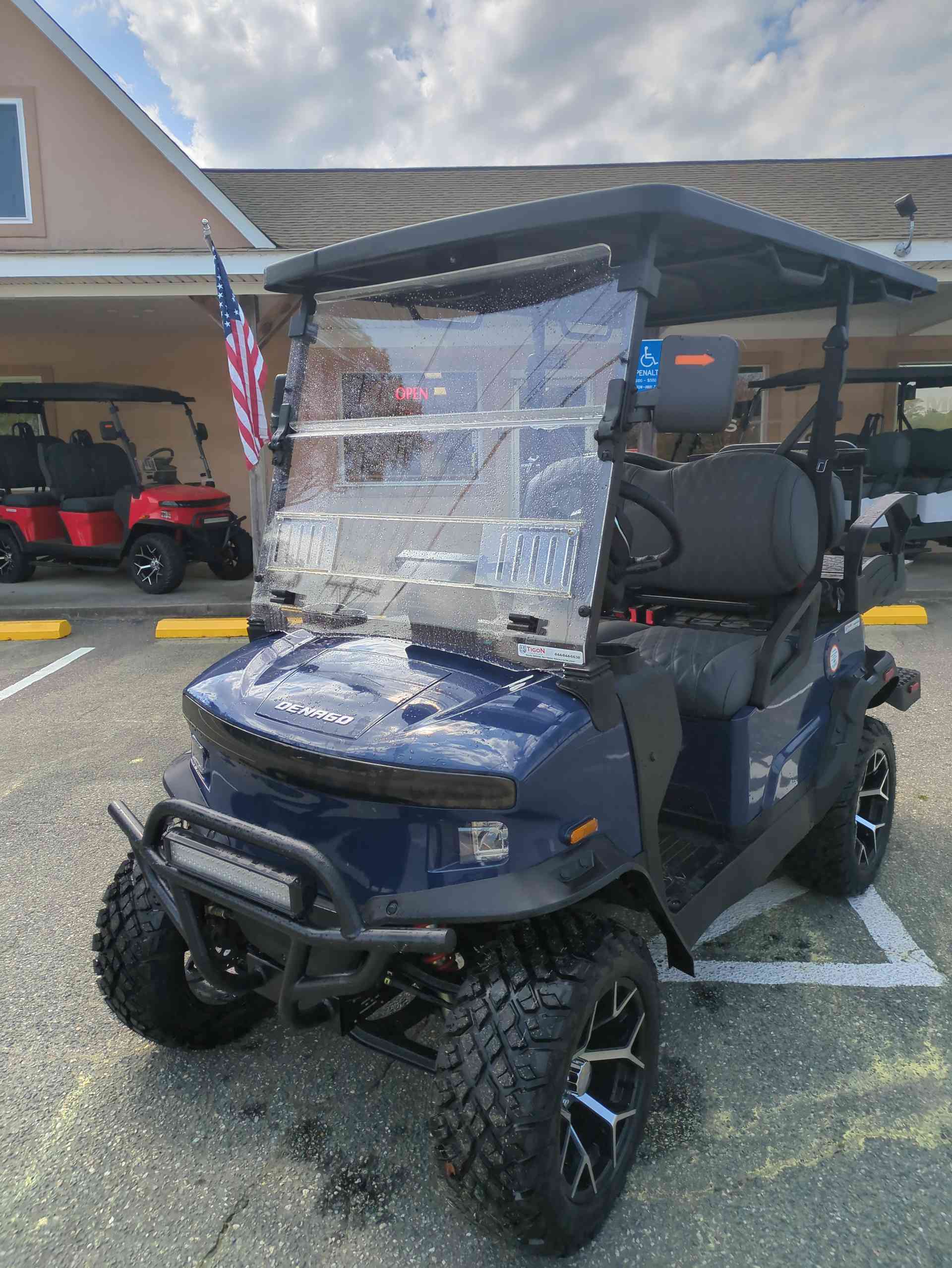 2026 Denago Nomad XL Golf Cart in Blue