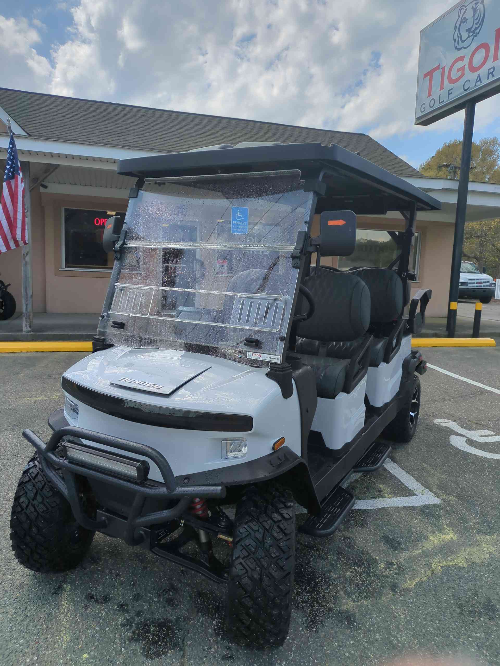 2026 Denago Rover XL6 Golf Cart in White