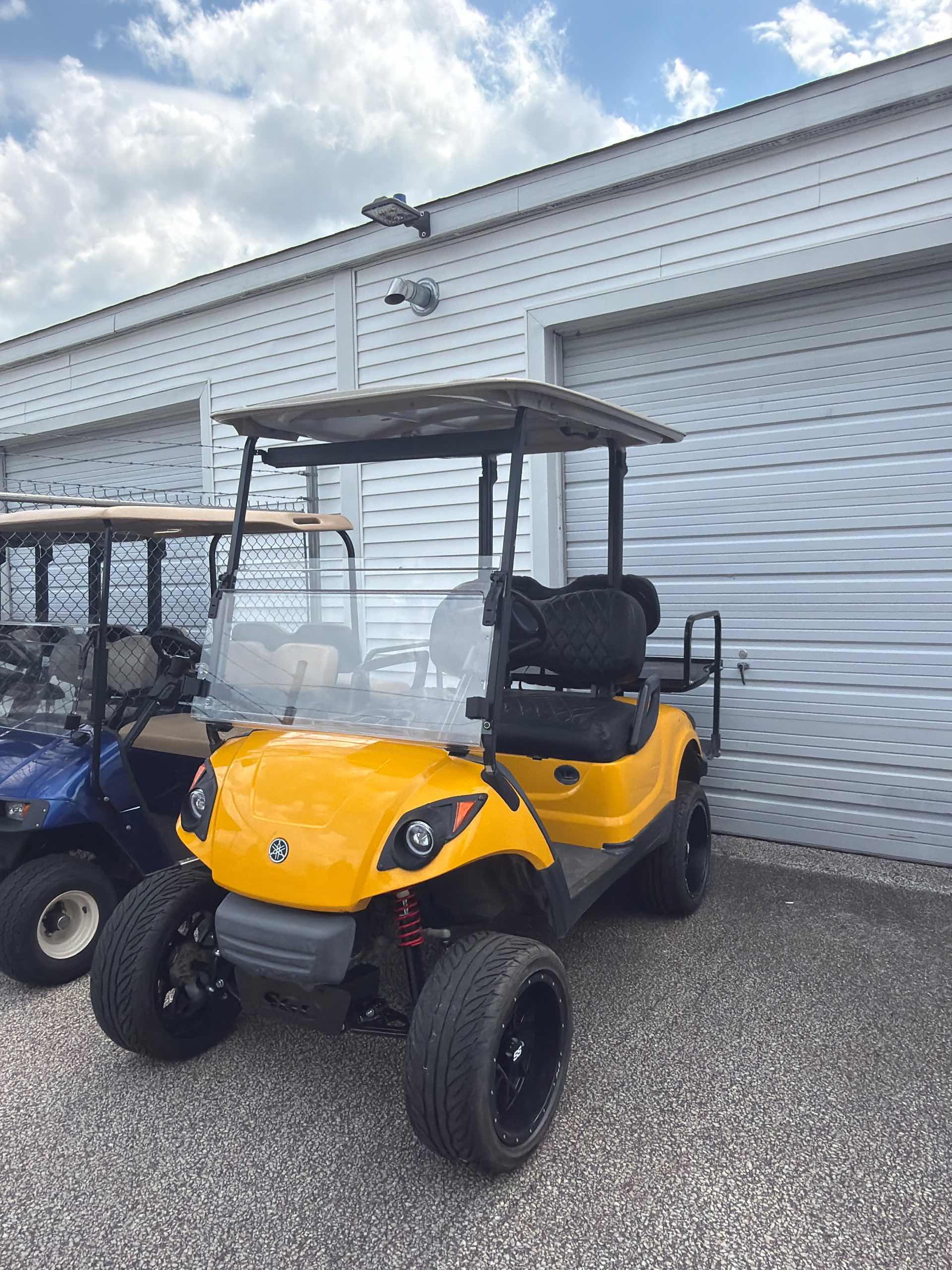 2013 Yamaha G29 Yellow golf cart for sale in South Bend, IN — July 4th Golf Cart Sales Event