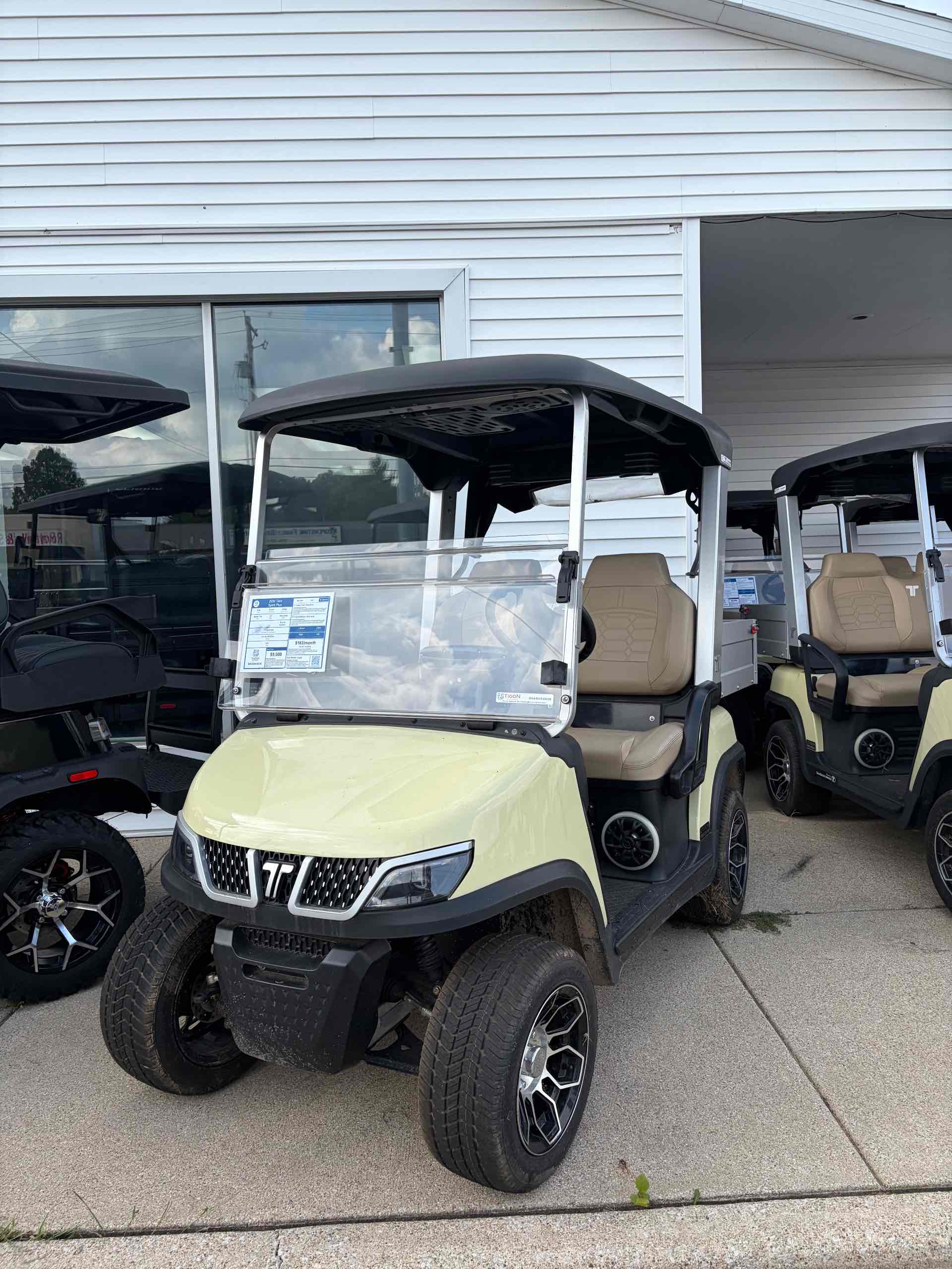 Used 2025 Tara Spirit Plus Golf Cart in Beige for sale at TIGON South Bend, IN