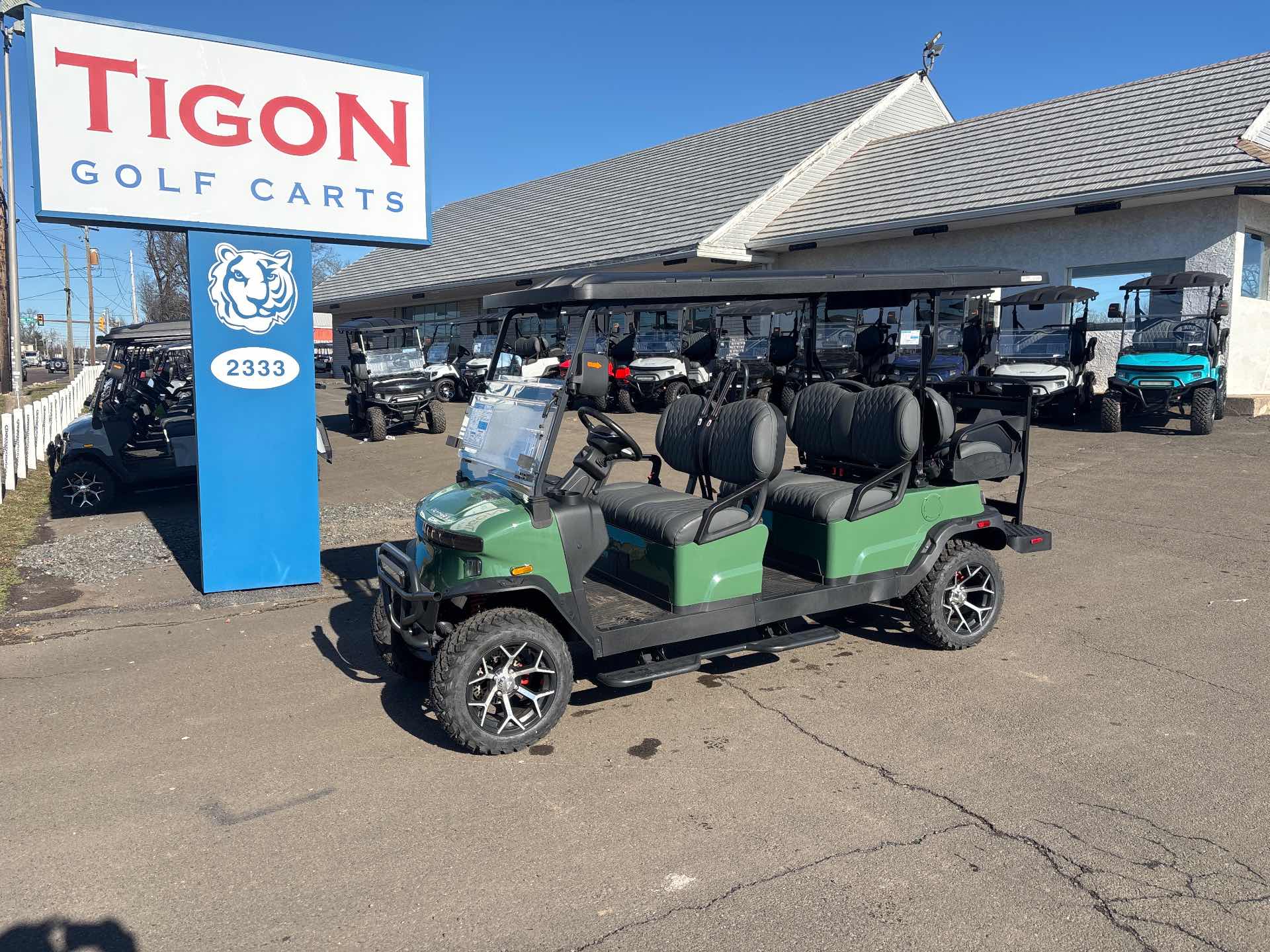 2026 Denago Rover XL6 Golf Cart in Verdant