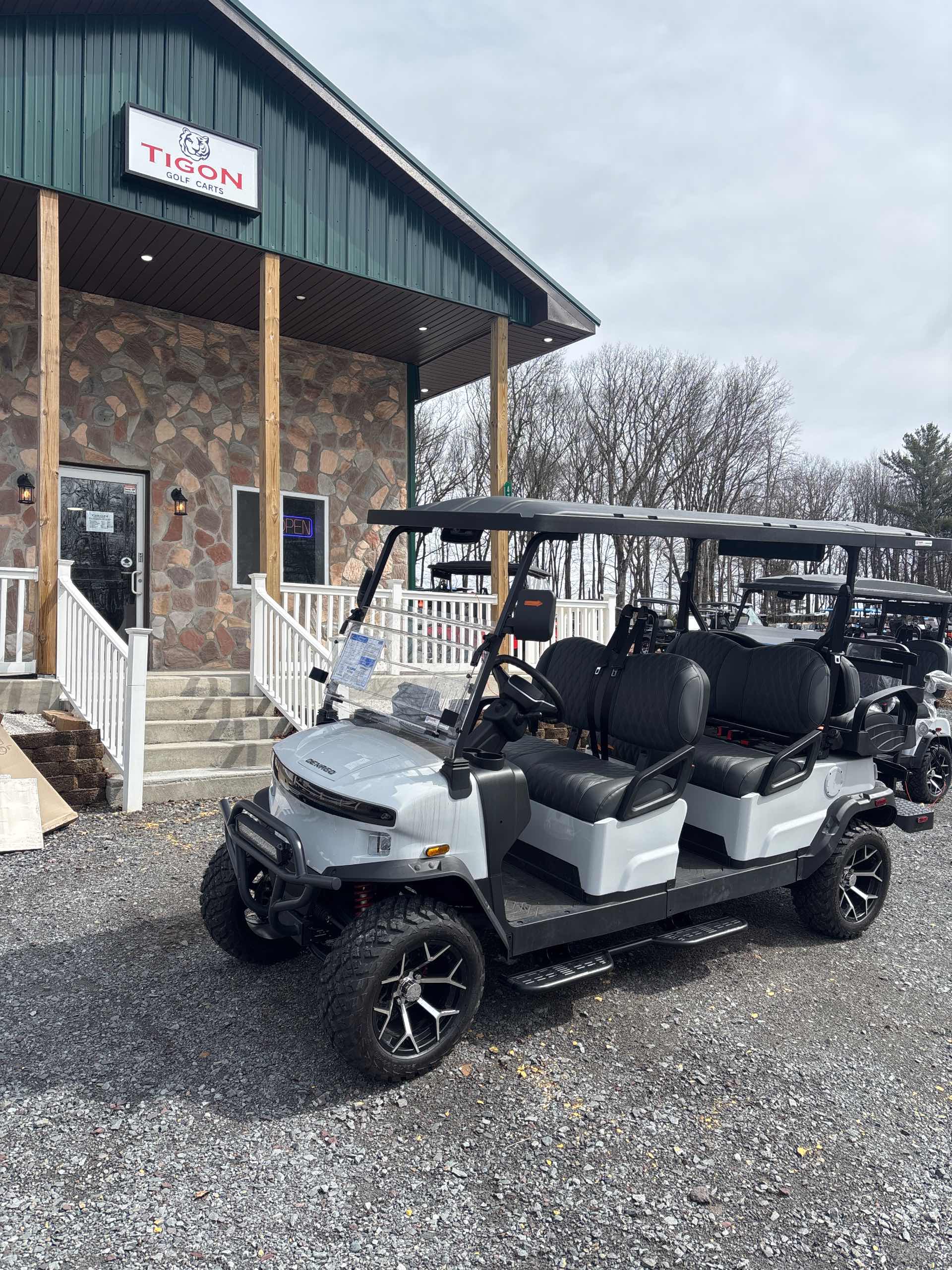 2026 Denago Rover XL6 Golf Cart in White