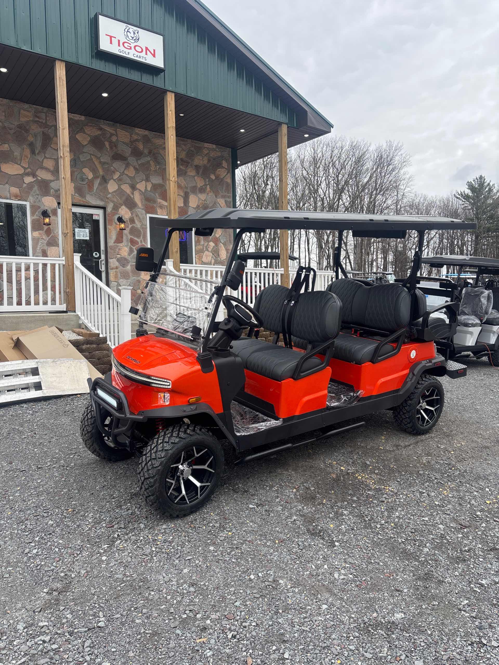 2026 Denago Rover XL6 Golf Cart in Lava
