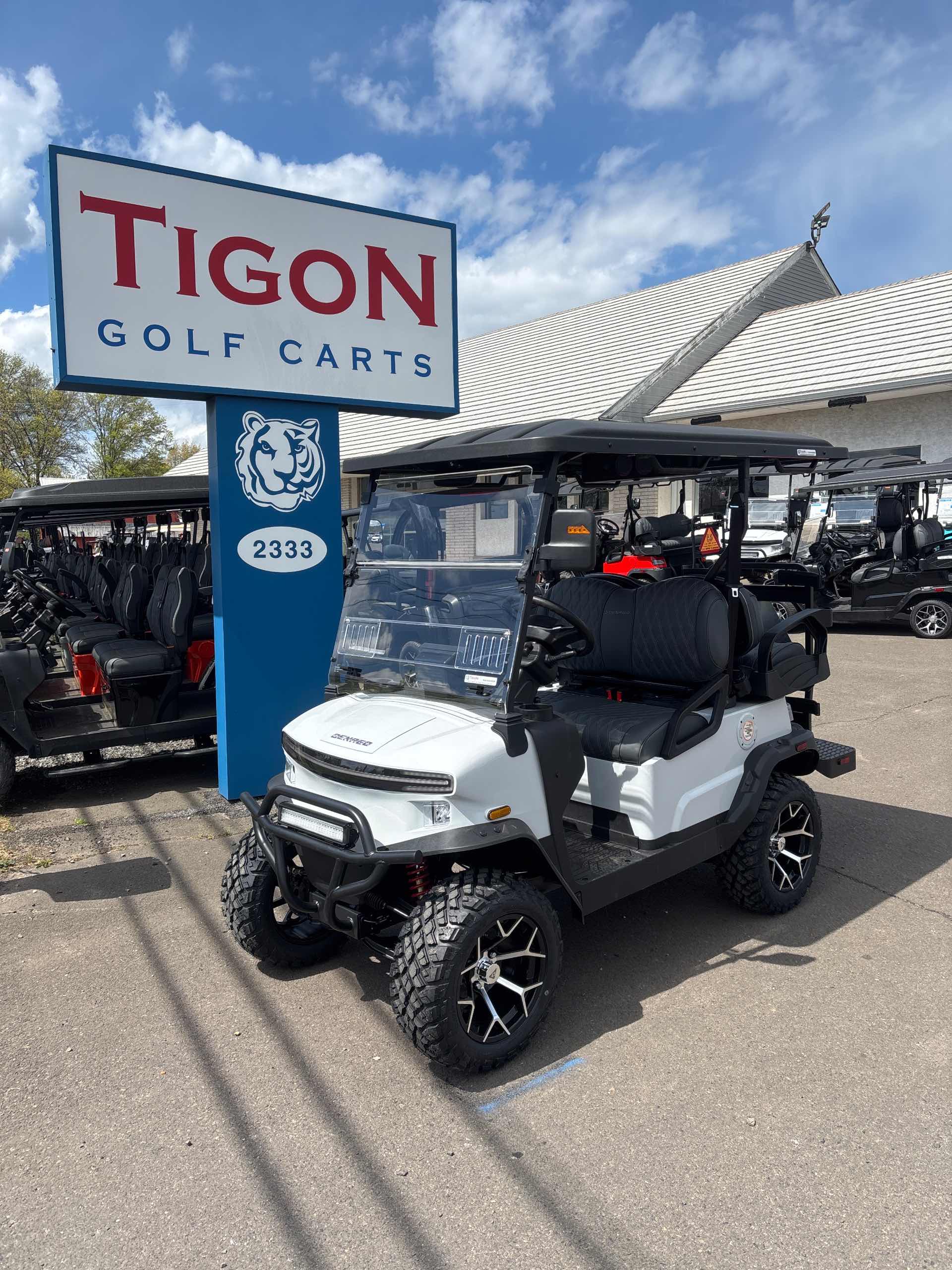 2025 Denago Nomad XL Golf Cart in White
