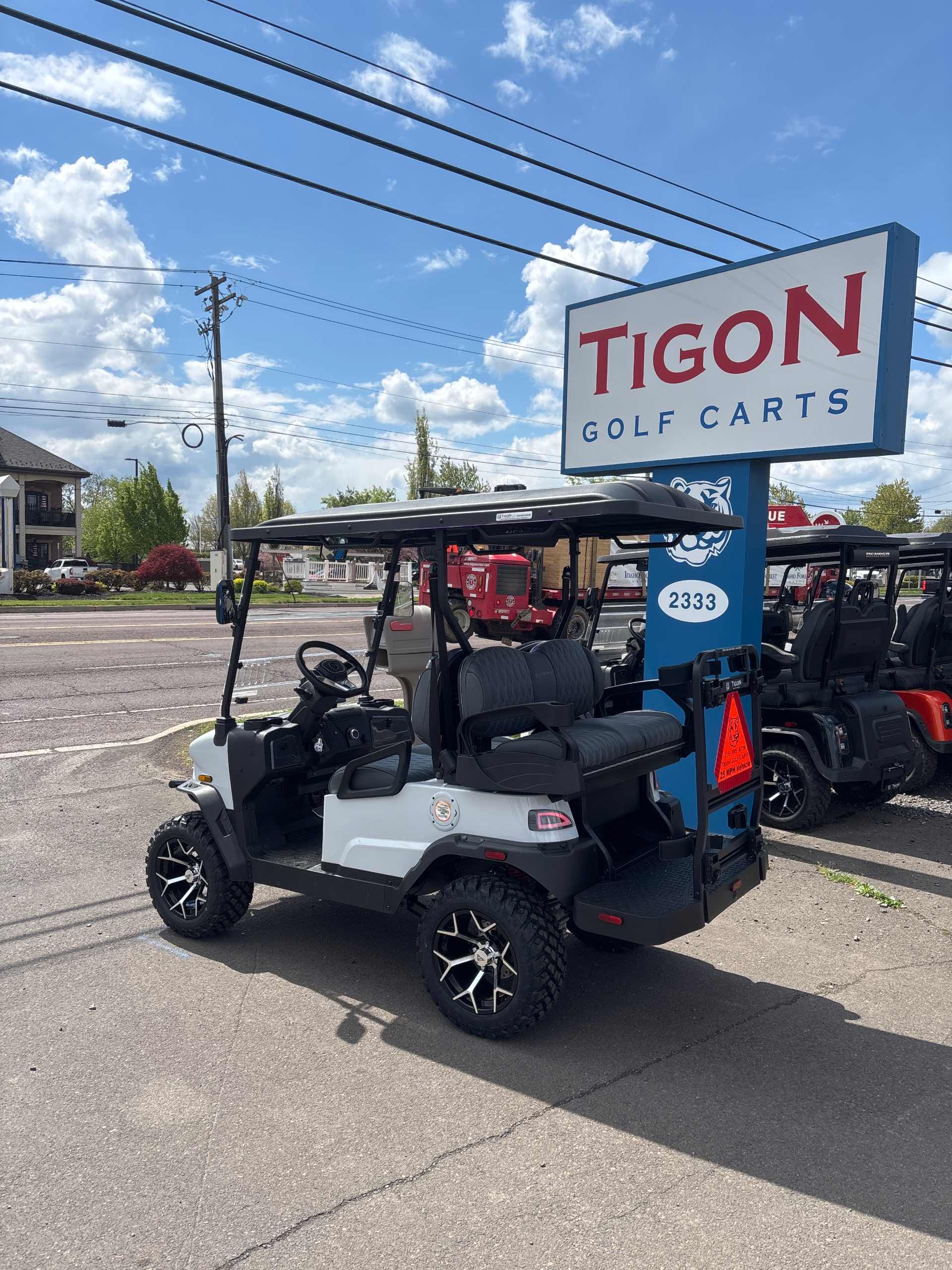 2026 Denago Nomad XL White golf cart in White — photo 3 of 4, Hatfield, PA