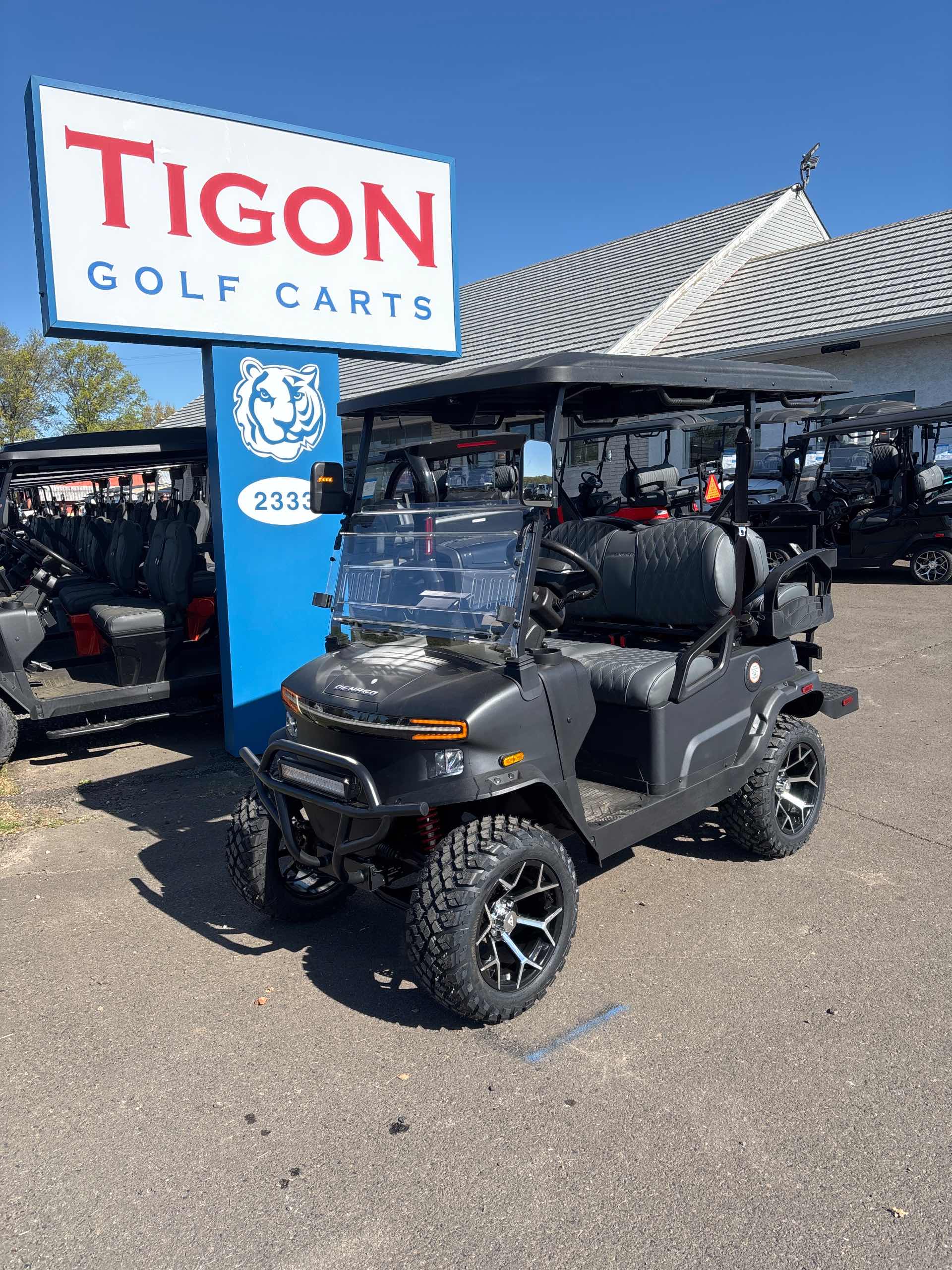 2026 Denago Nomad XL Golf Cart in Matte Black