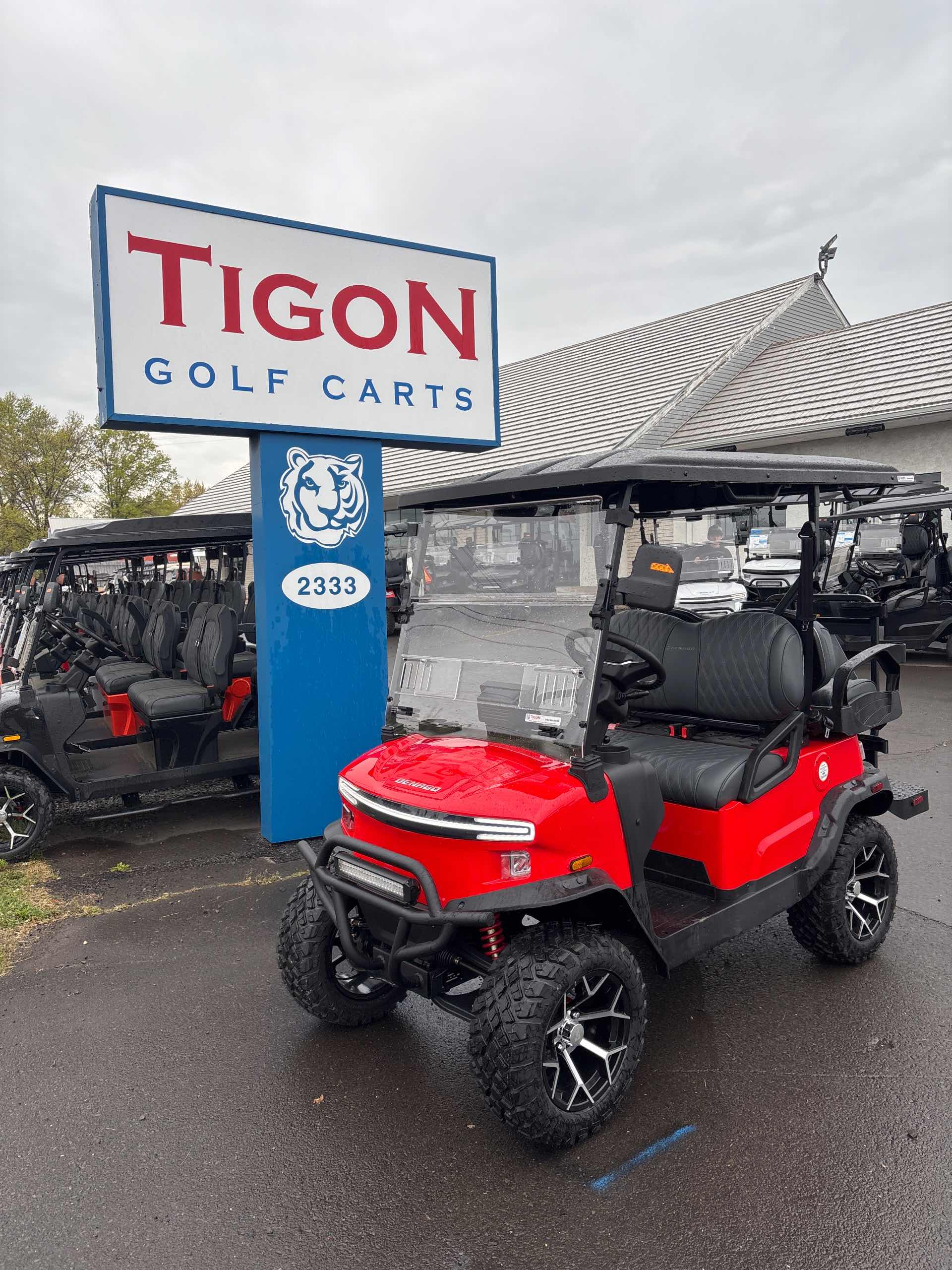 2025 Denago Nomad XL Golf Cart in Scarlet
