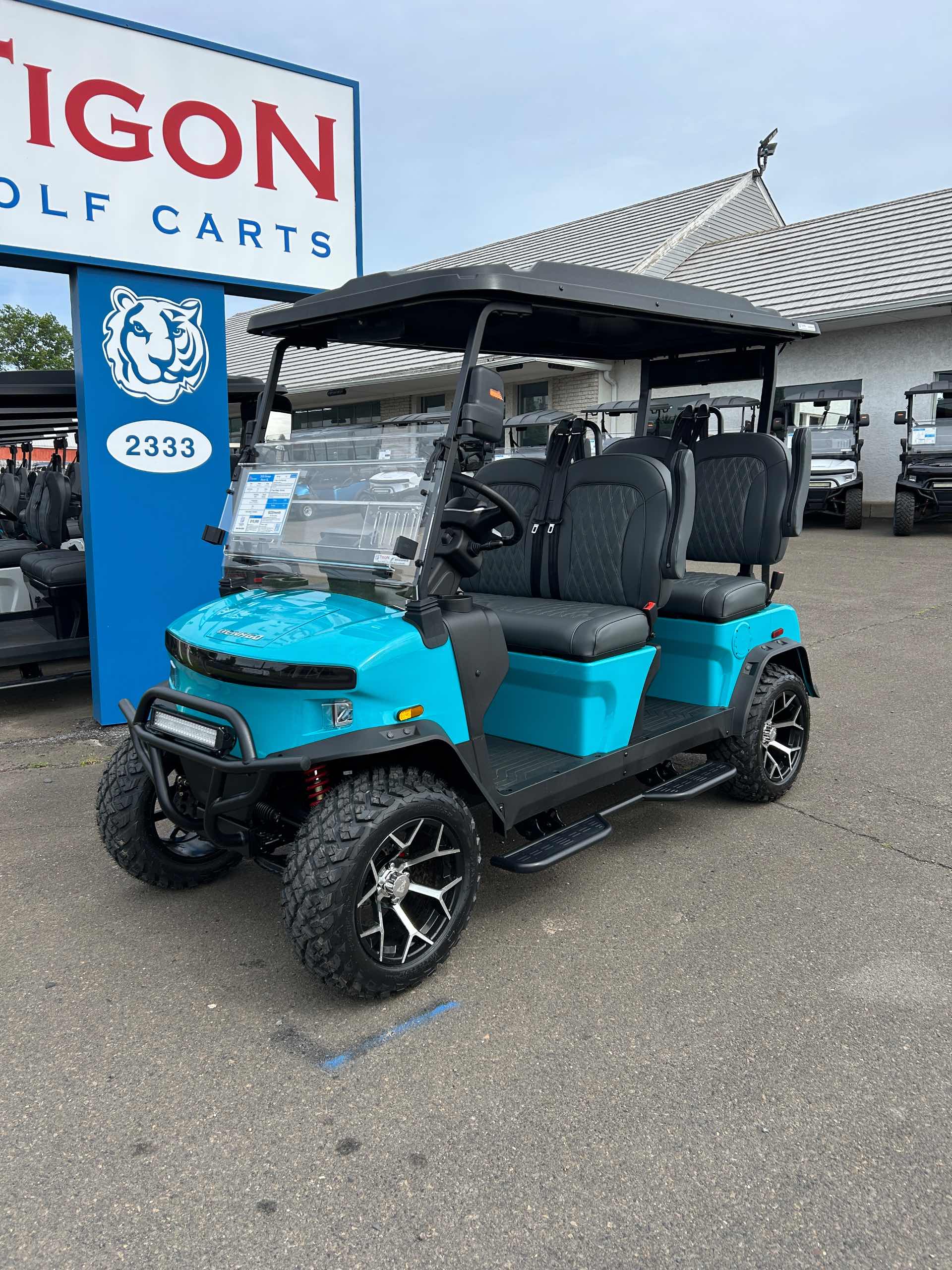 2026 Denago Rover XL Golf Cart in Aqua