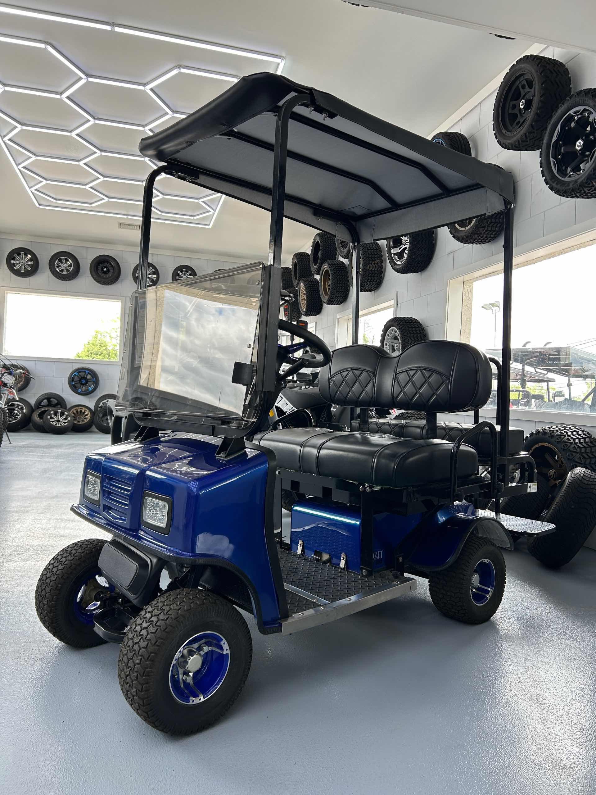 2022 EZGO RXV Golf Cart in Blue