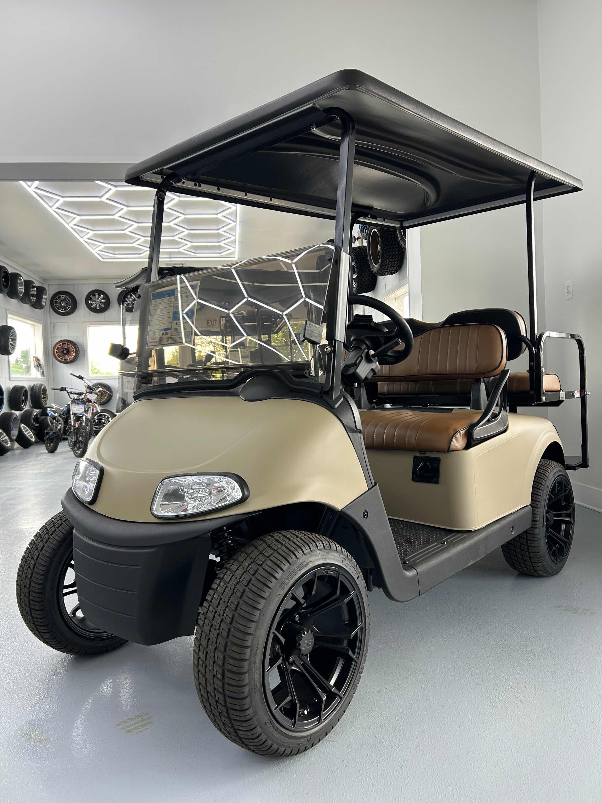 2022 EZGO RXV Golf Cart in Brown