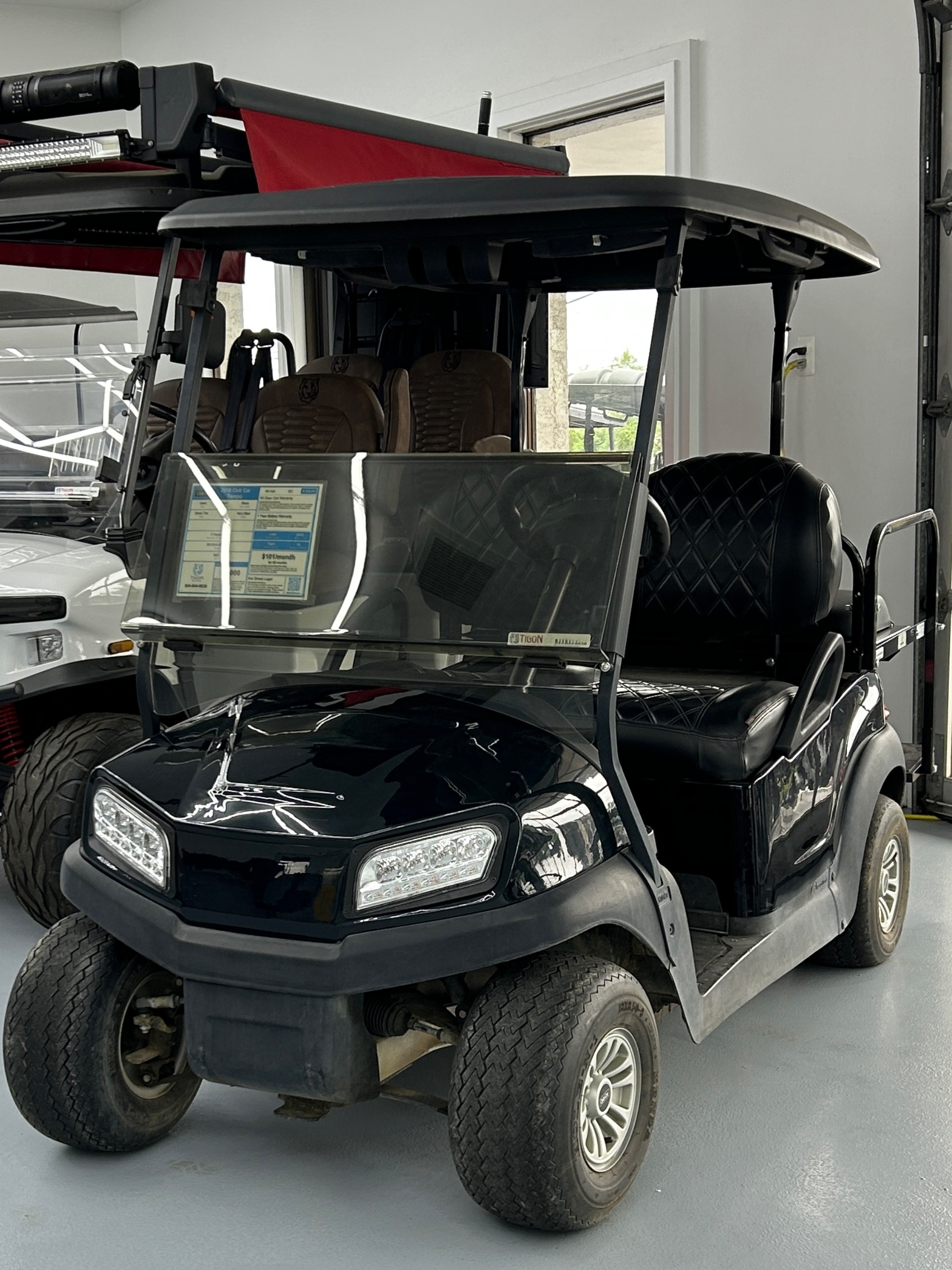 2018 Club Car Tempo Golf Cart in Black
