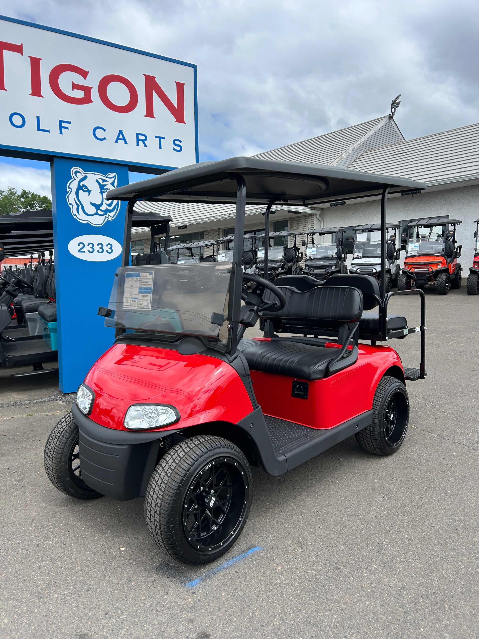 2022 EZGO RXV Golf Cart in Red