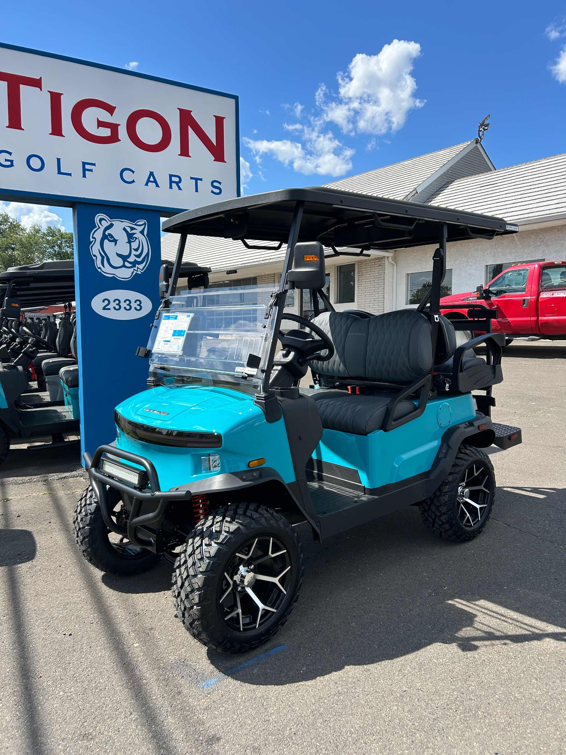 2026 Denago Nomad XL Golf Cart in Aqua