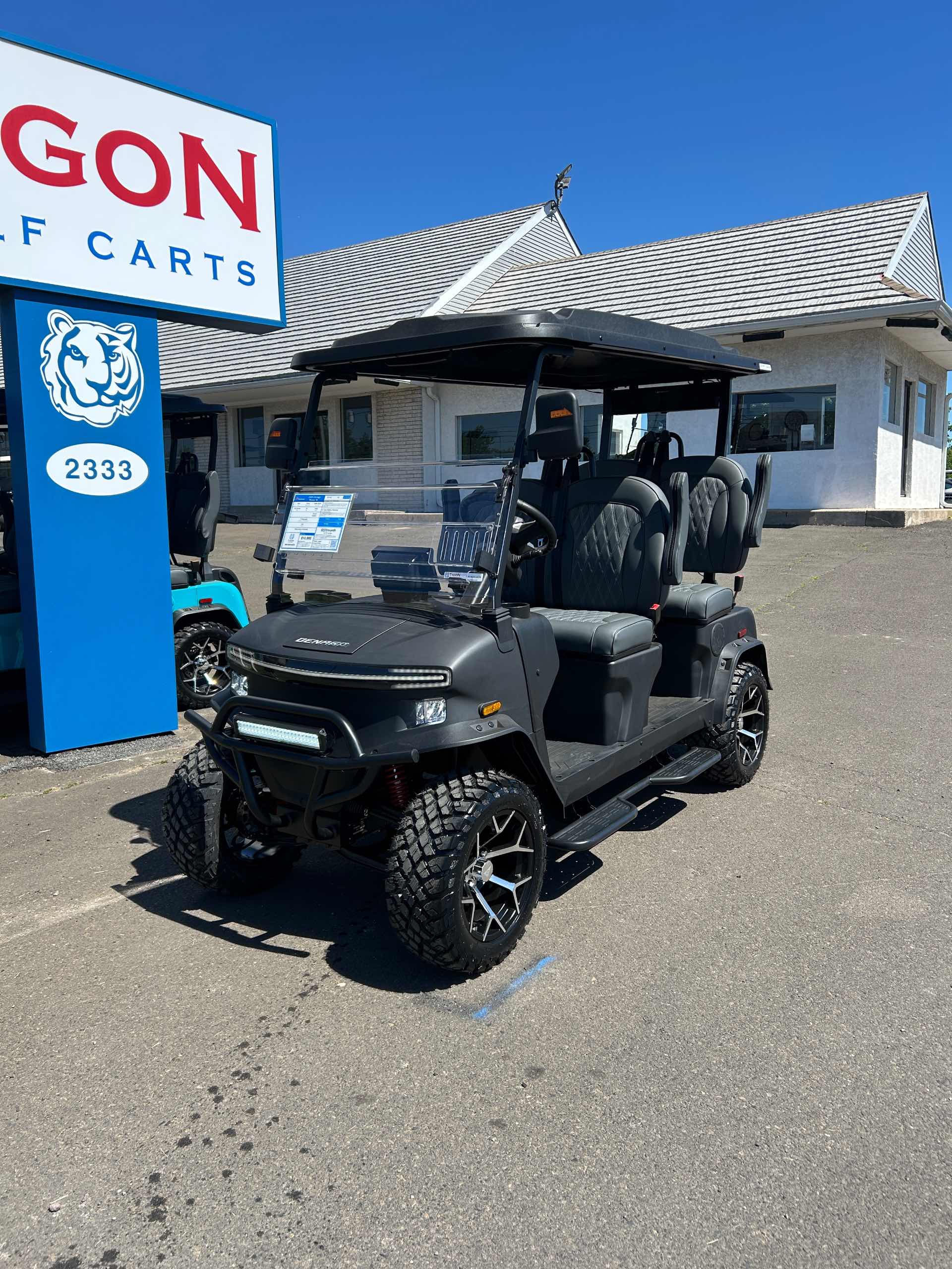2026 Denago Rover XL Golf Cart in Matte Black