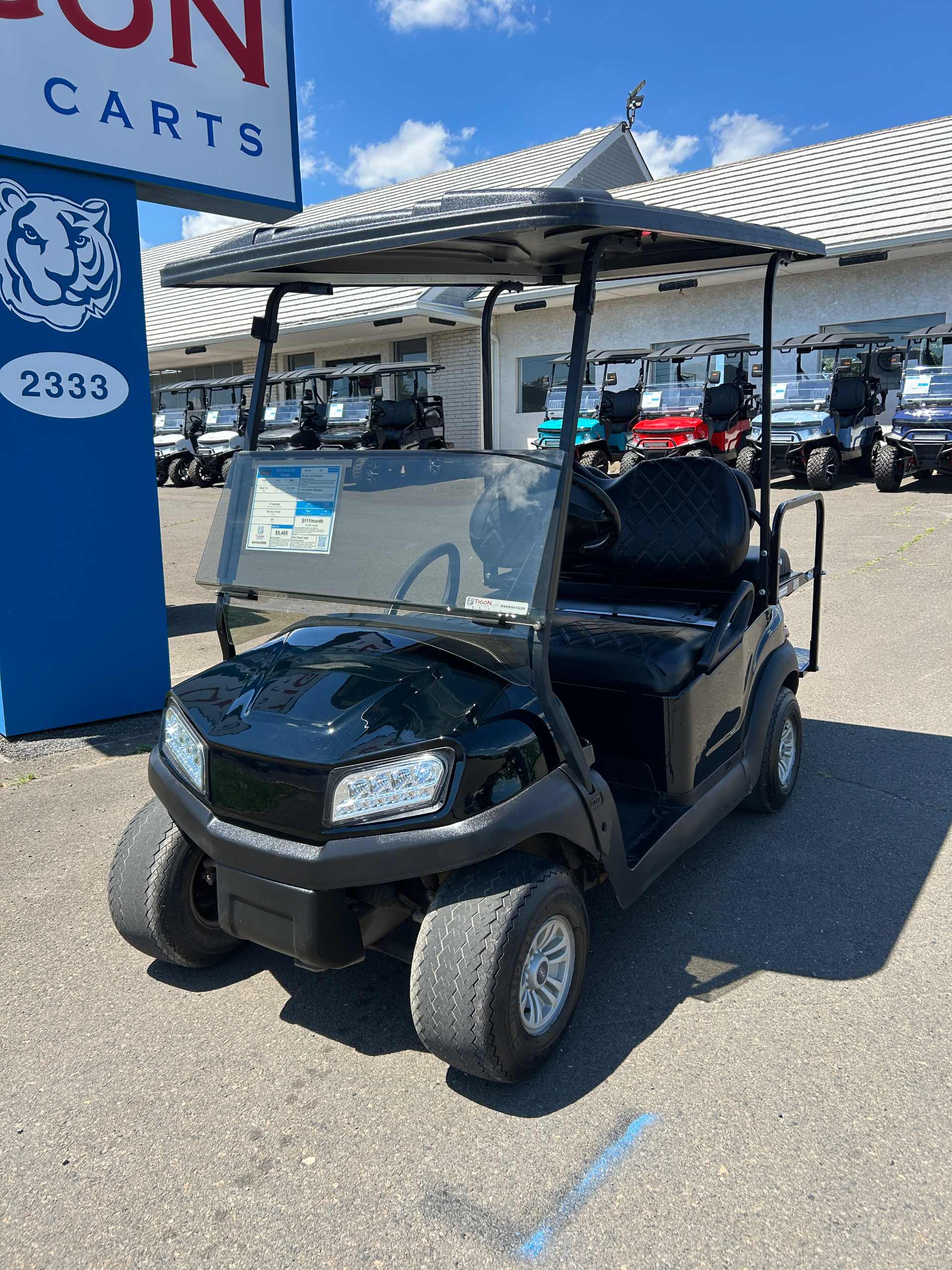 2018 Club Car Tempo Golf Cart in Black