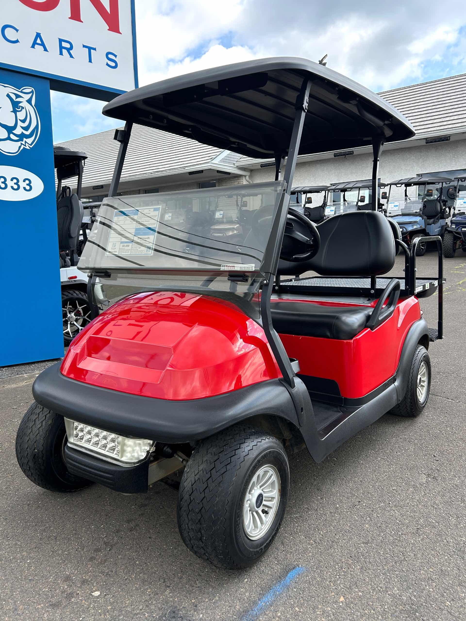 2019 Club Car Precedent Golf Cart in Red