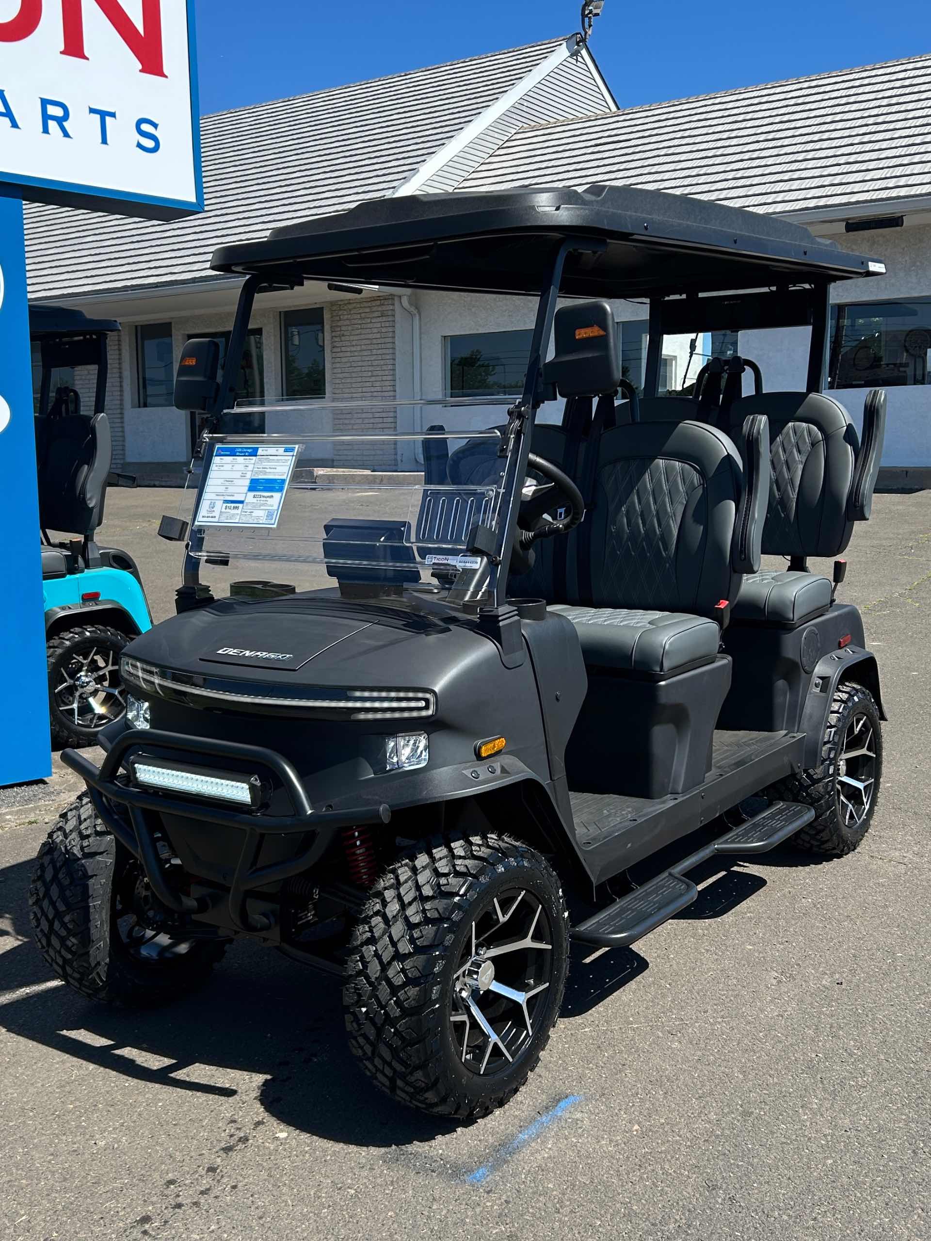 2026 Denago Rover XL Golf Cart in Matte Black for sale at TIGON Hatfield, PA