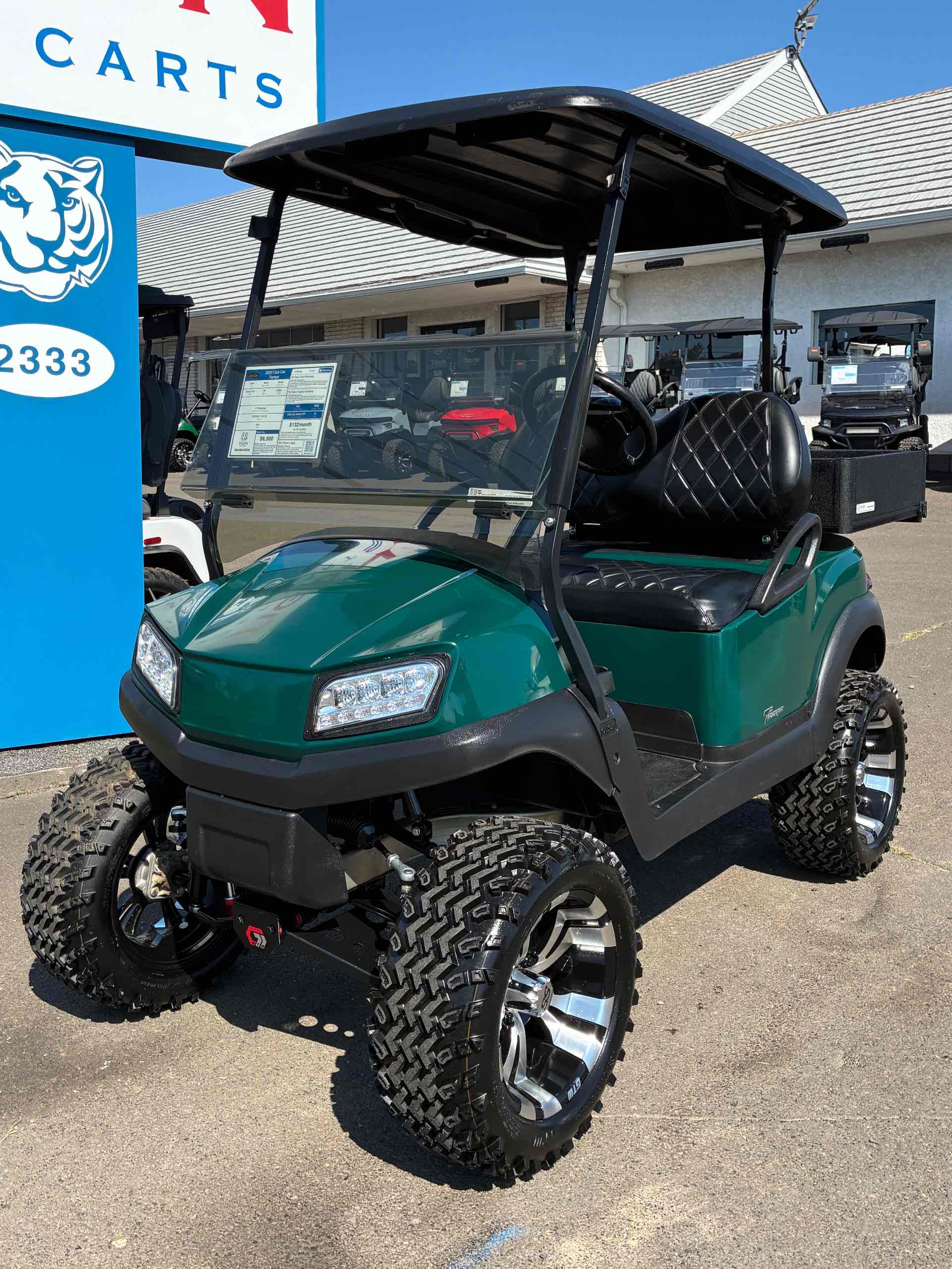 Used 2020 Club Car Tempo Golf Cart in Green for sale at TIGON Hatfield, PA
