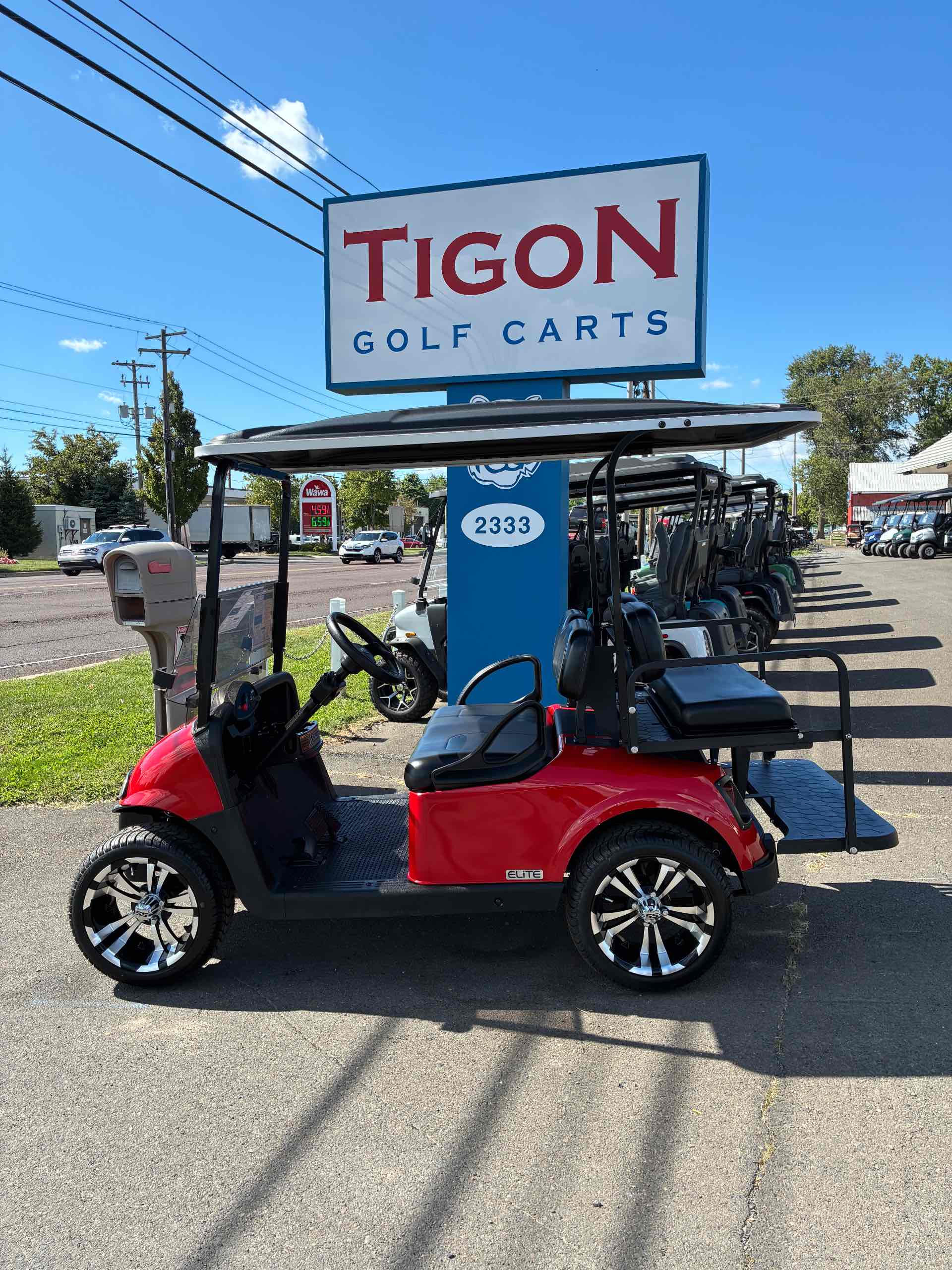 2021 EZGO RXV Red image 2
