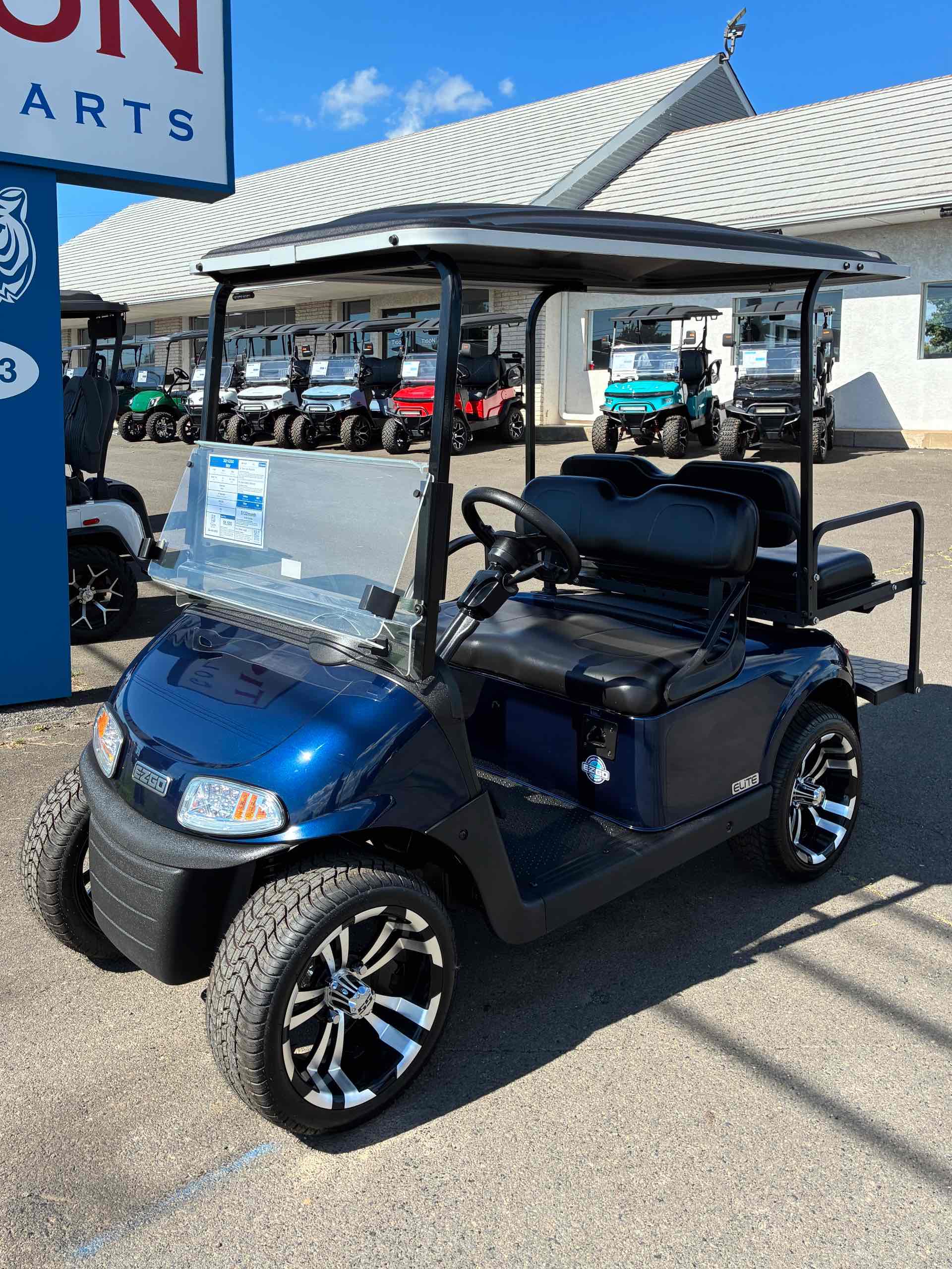Used 2021 EZGO RXV Golf Cart in Blue for sale at TIGON Hatfield, PA