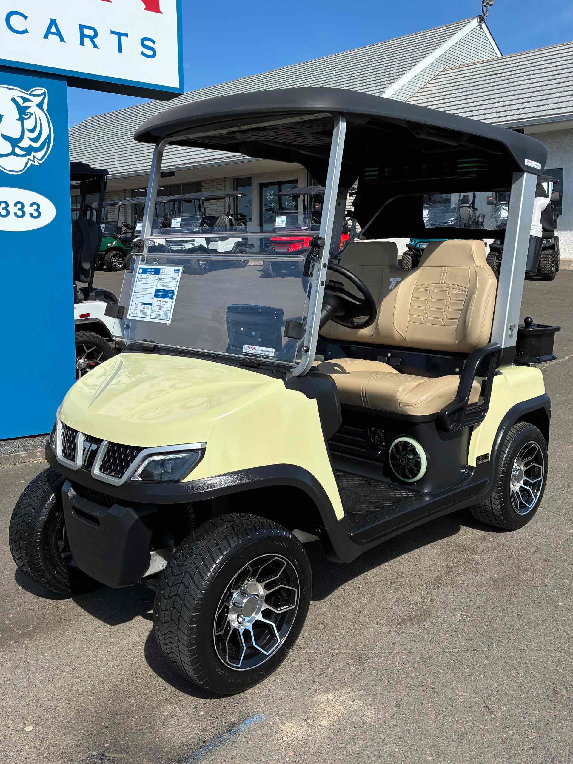 Used 2025 Tara Spirit Plus Golf Cart in Beige for sale at TIGON Hatfield, PA