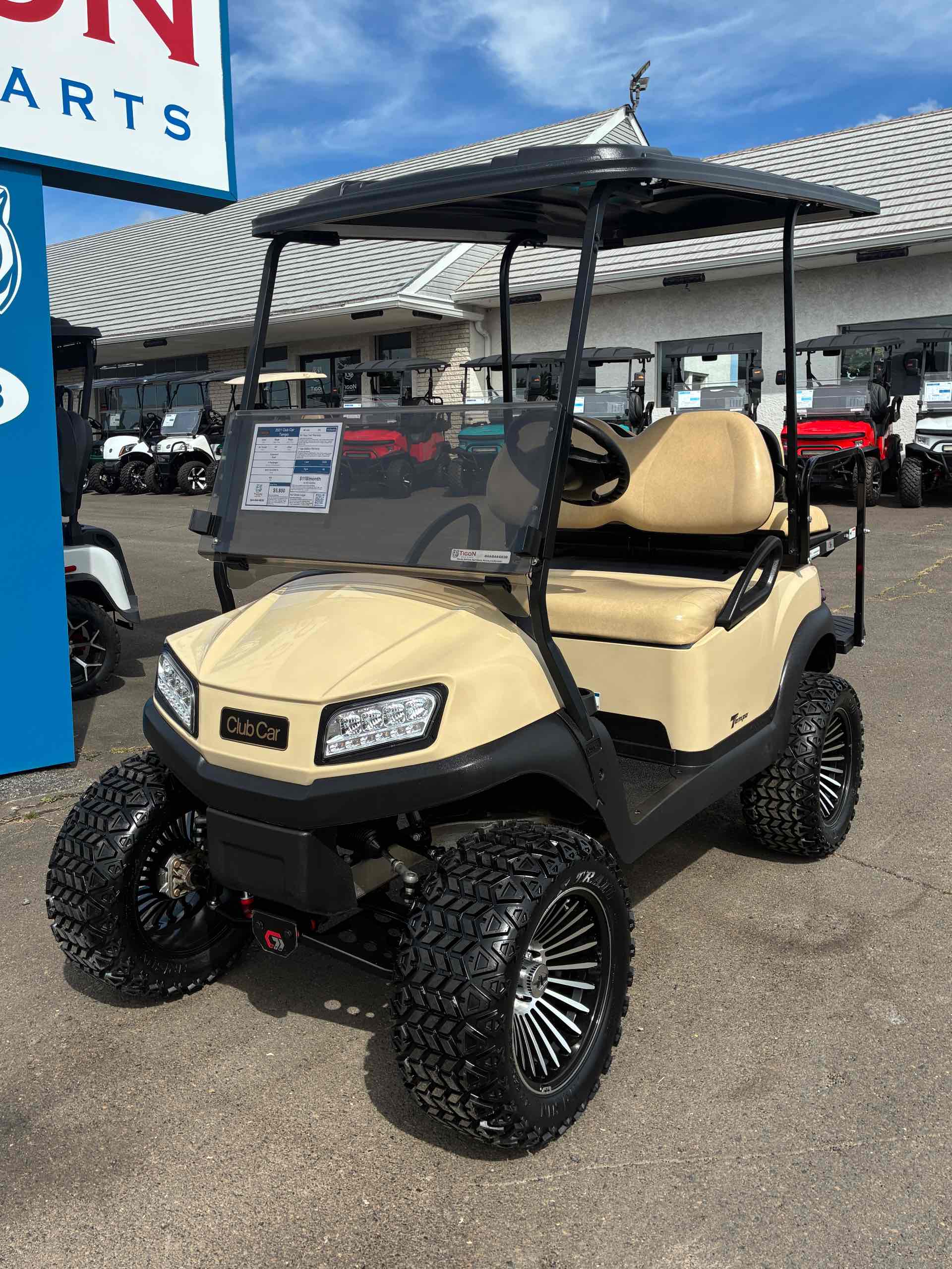 2021 Club Car Tempo Beige