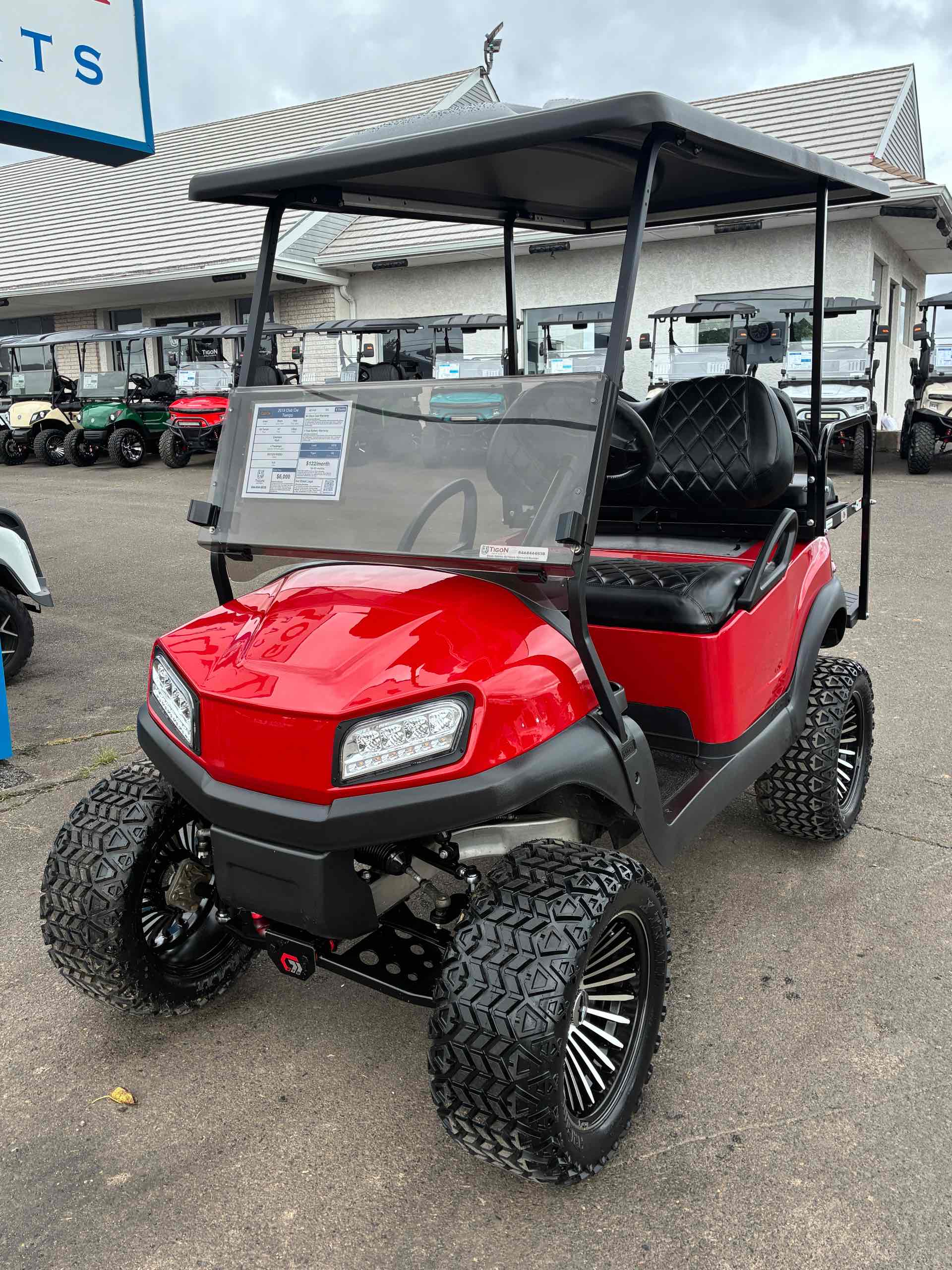 2019 Club Car Tempo Red