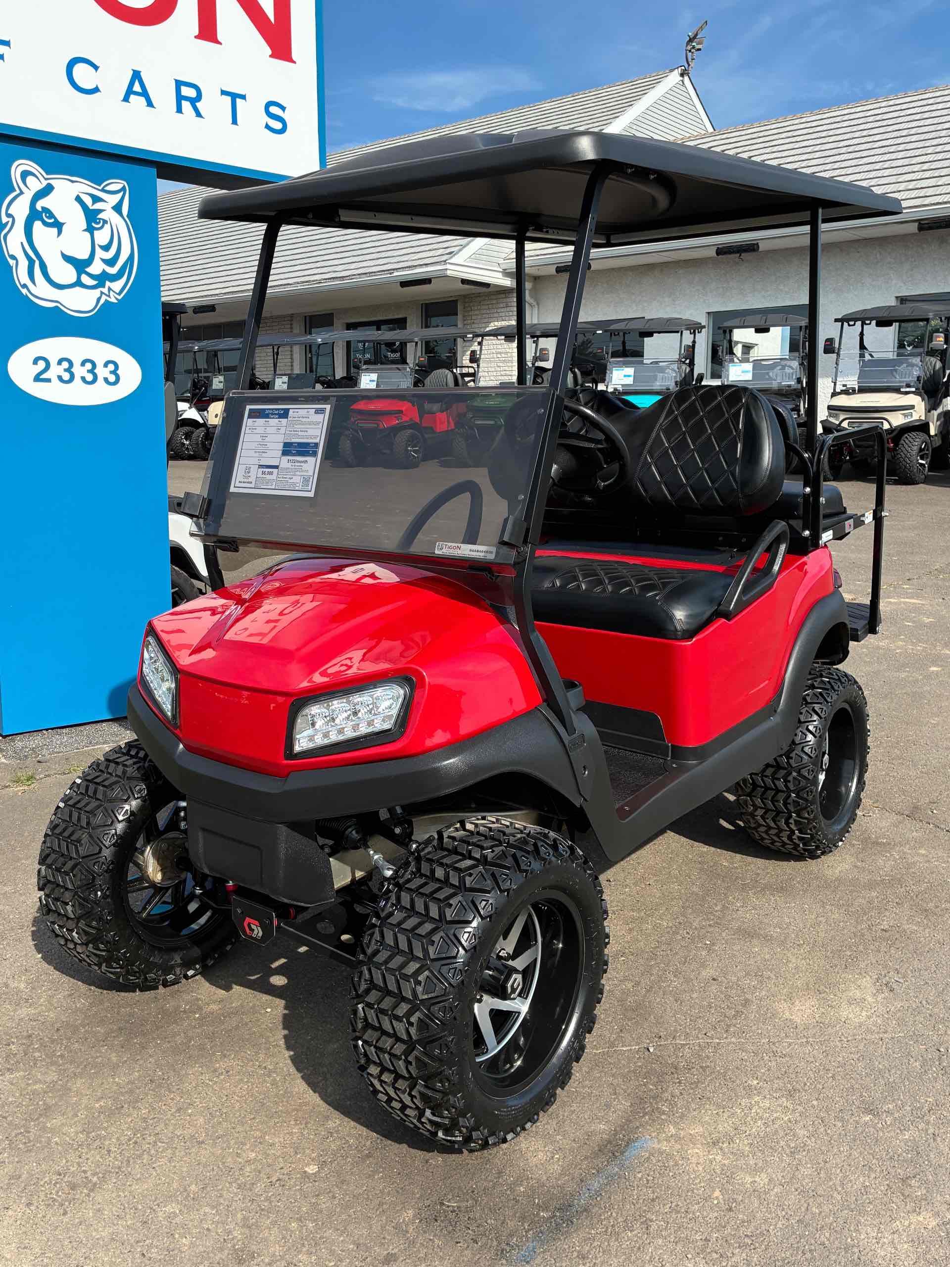 2019 Club Car Tempo Red
