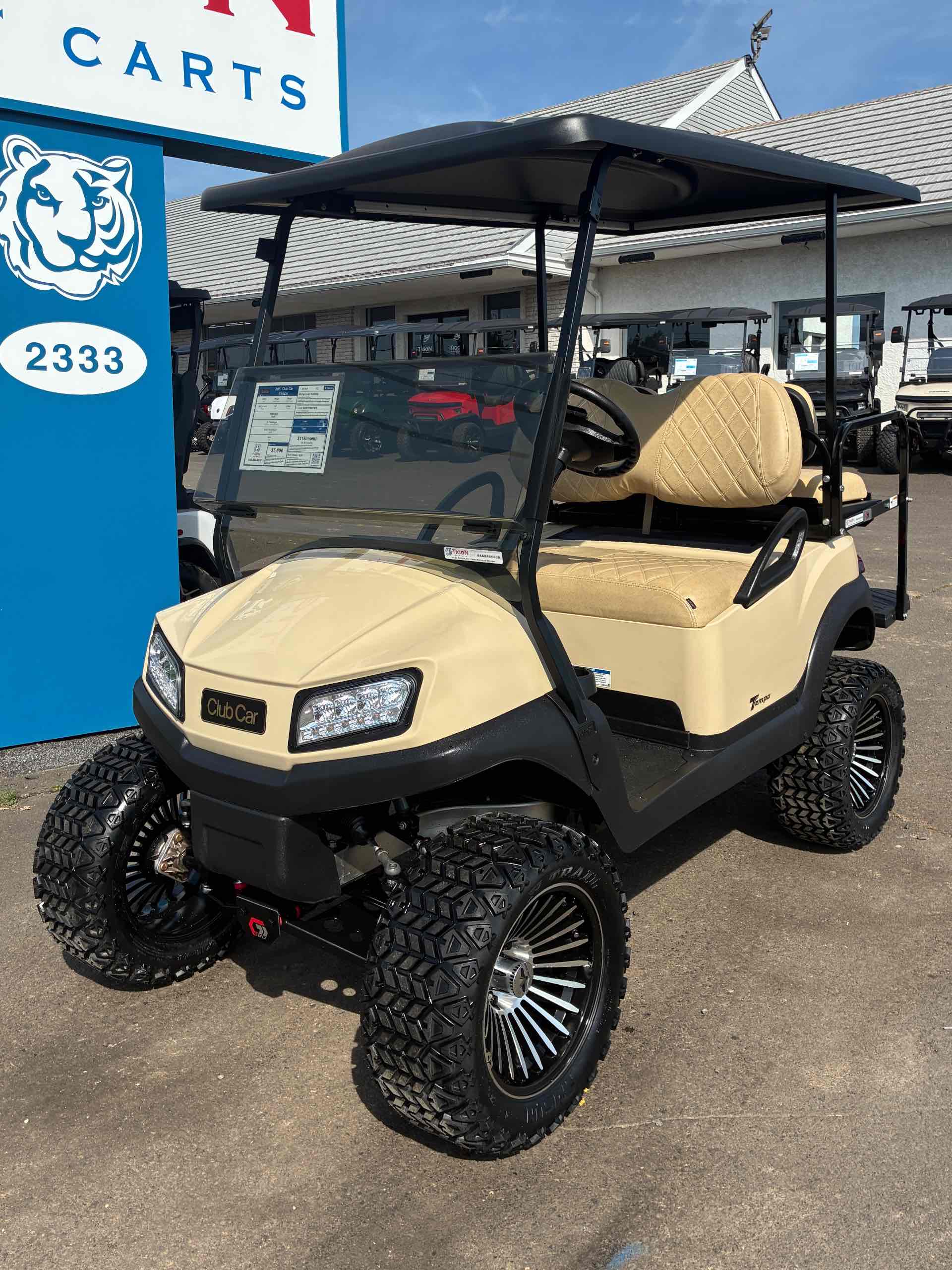 2021 Club Car Tempo Beige
