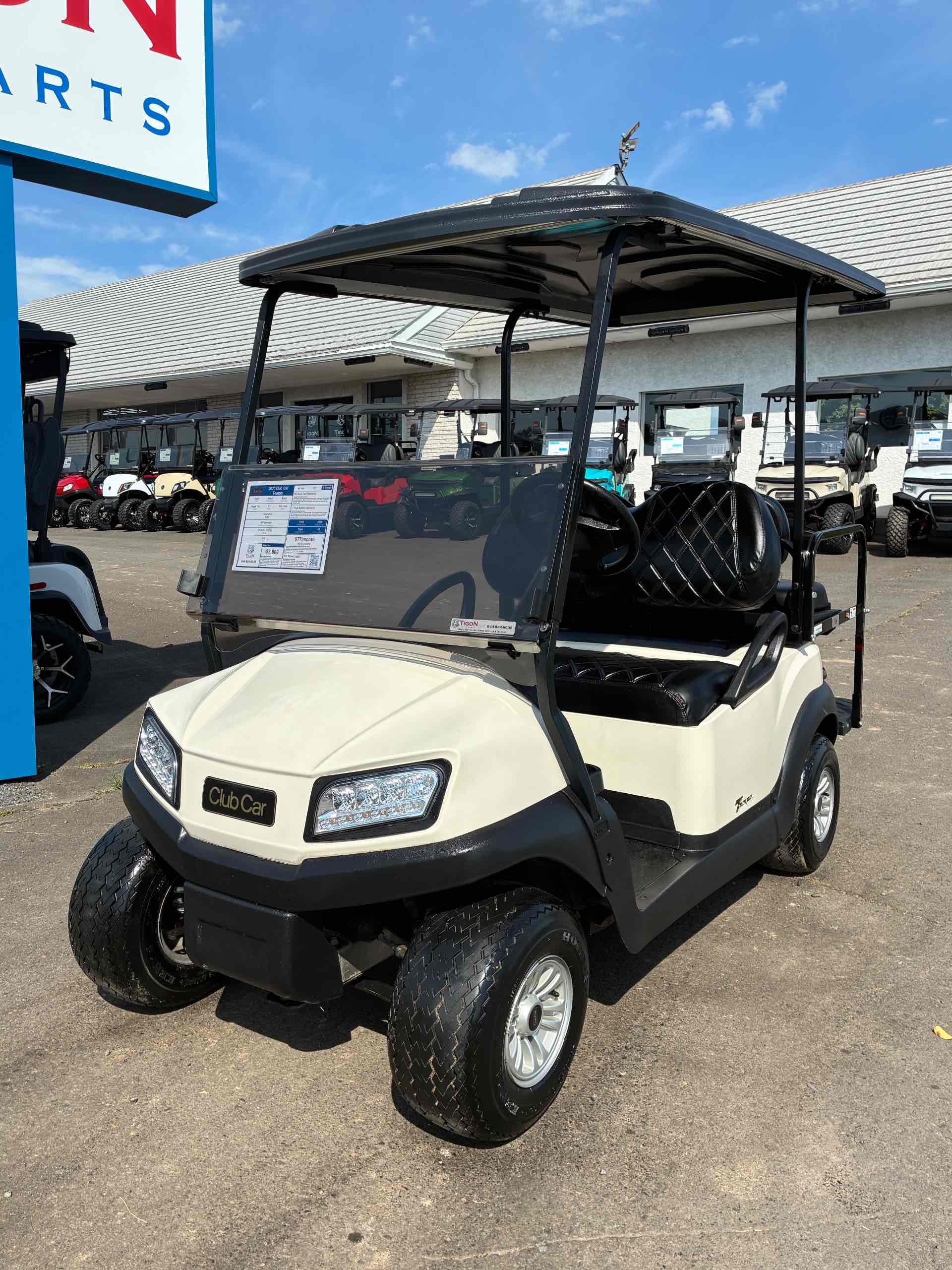 2020 Club Car Tempo Beige