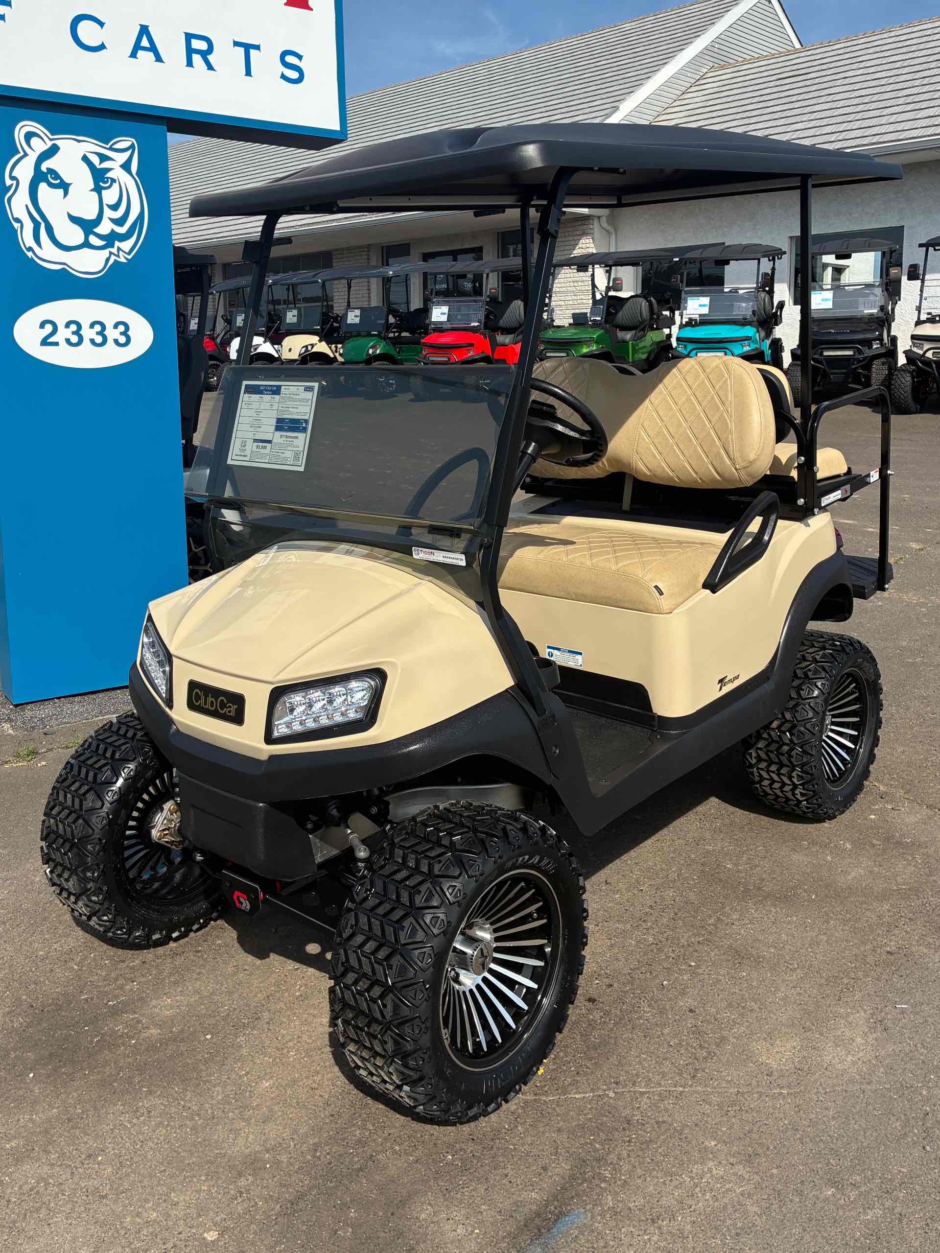 2021 Club Car Tempo Beige