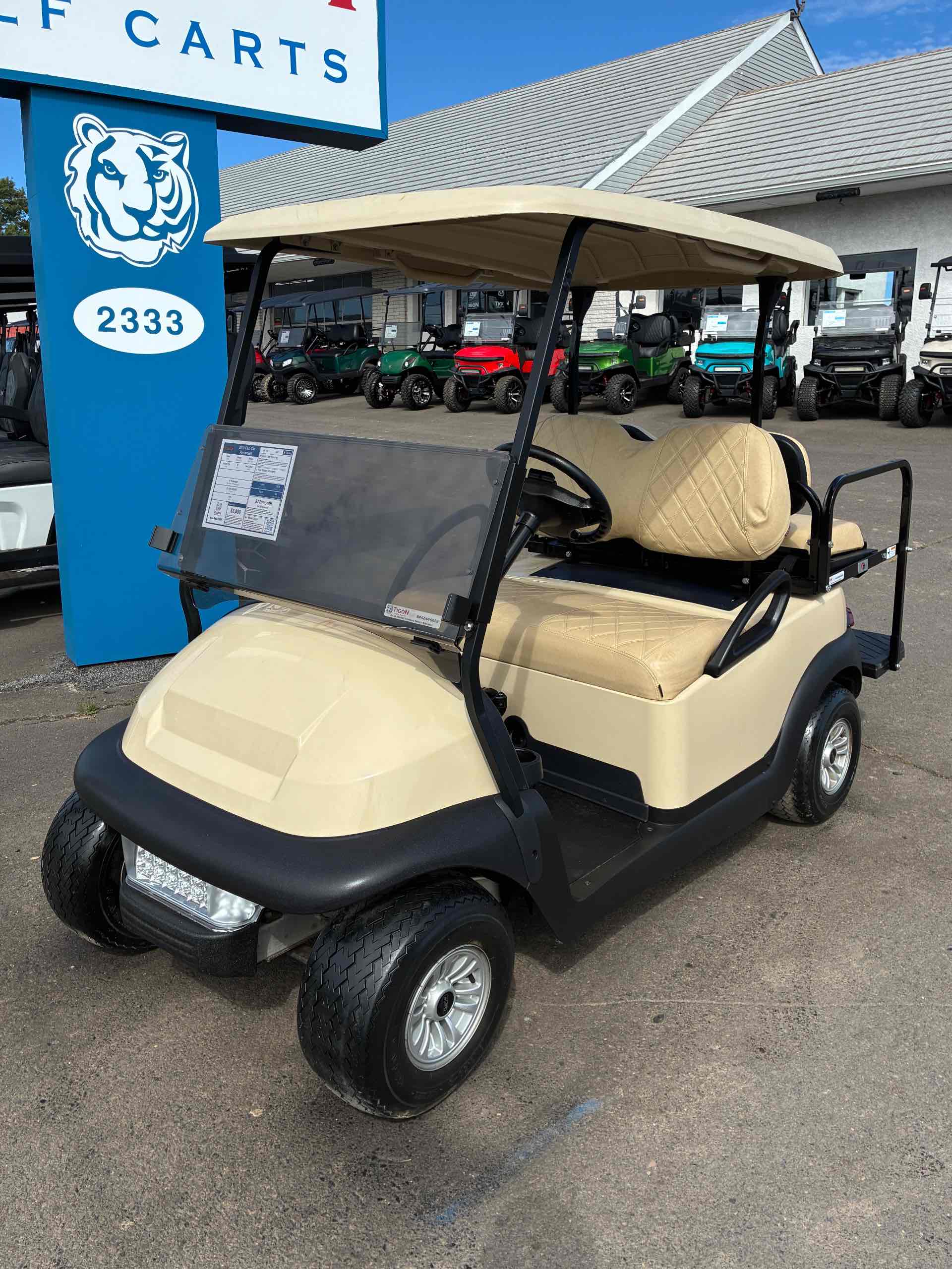 2018 Club Car Precedent Beige