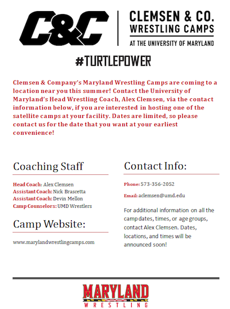 Maryland Wrestling Camps