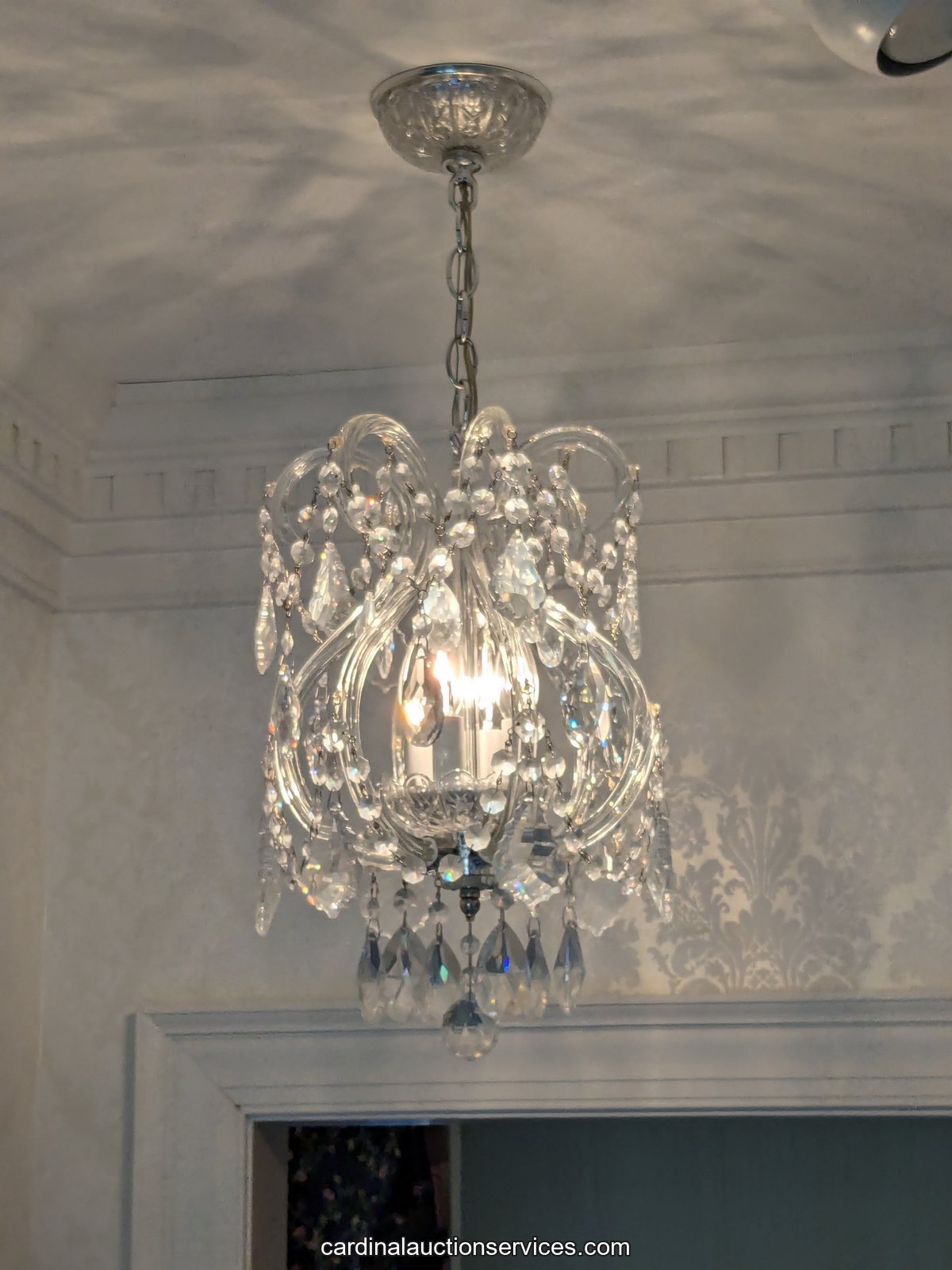 Maria Theresa Style Crystal Chandelier - Lot 119, Barrington estate auction, Short Pump, Richmond VA