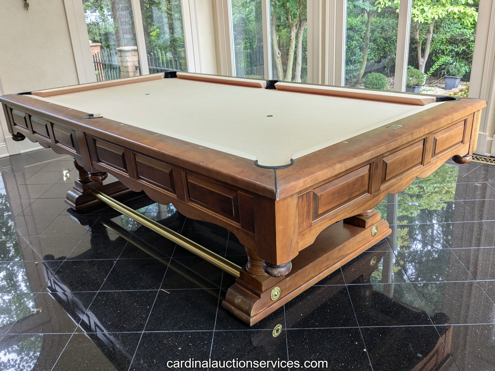 Brunswick "The Prestige" 8' Slate Pool Table - Lot 252, Barrington estate auction, Short Pump, Richmond VA