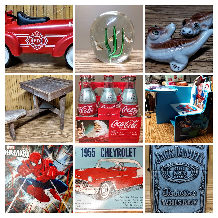 Online Auction Begins Ending Wednesday, July 27th at 8pm. Pickup