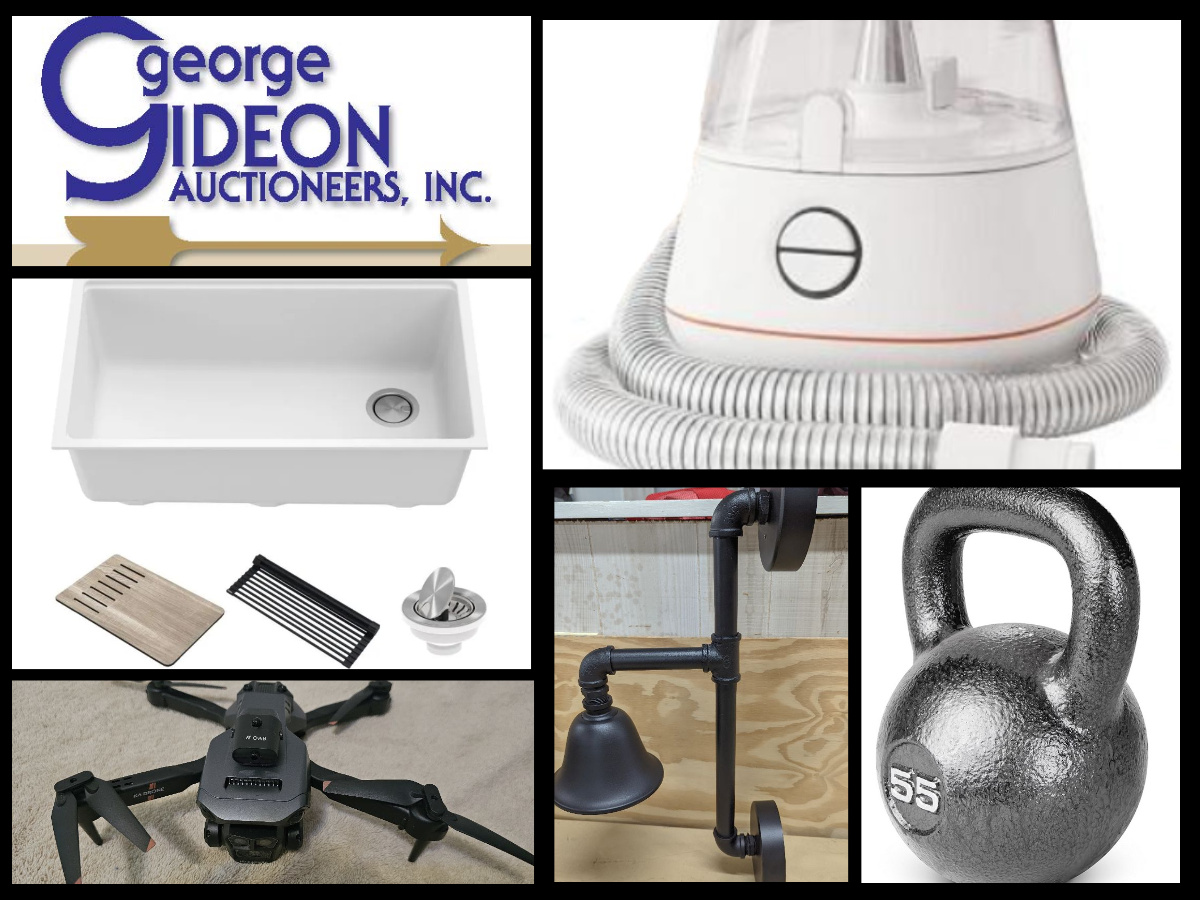 C FL AGENCIES & OTHER ENTITIES DRONES, KETTLEBELLS, SINKS, DOG GROOMING KITS, FENCING AND MORE