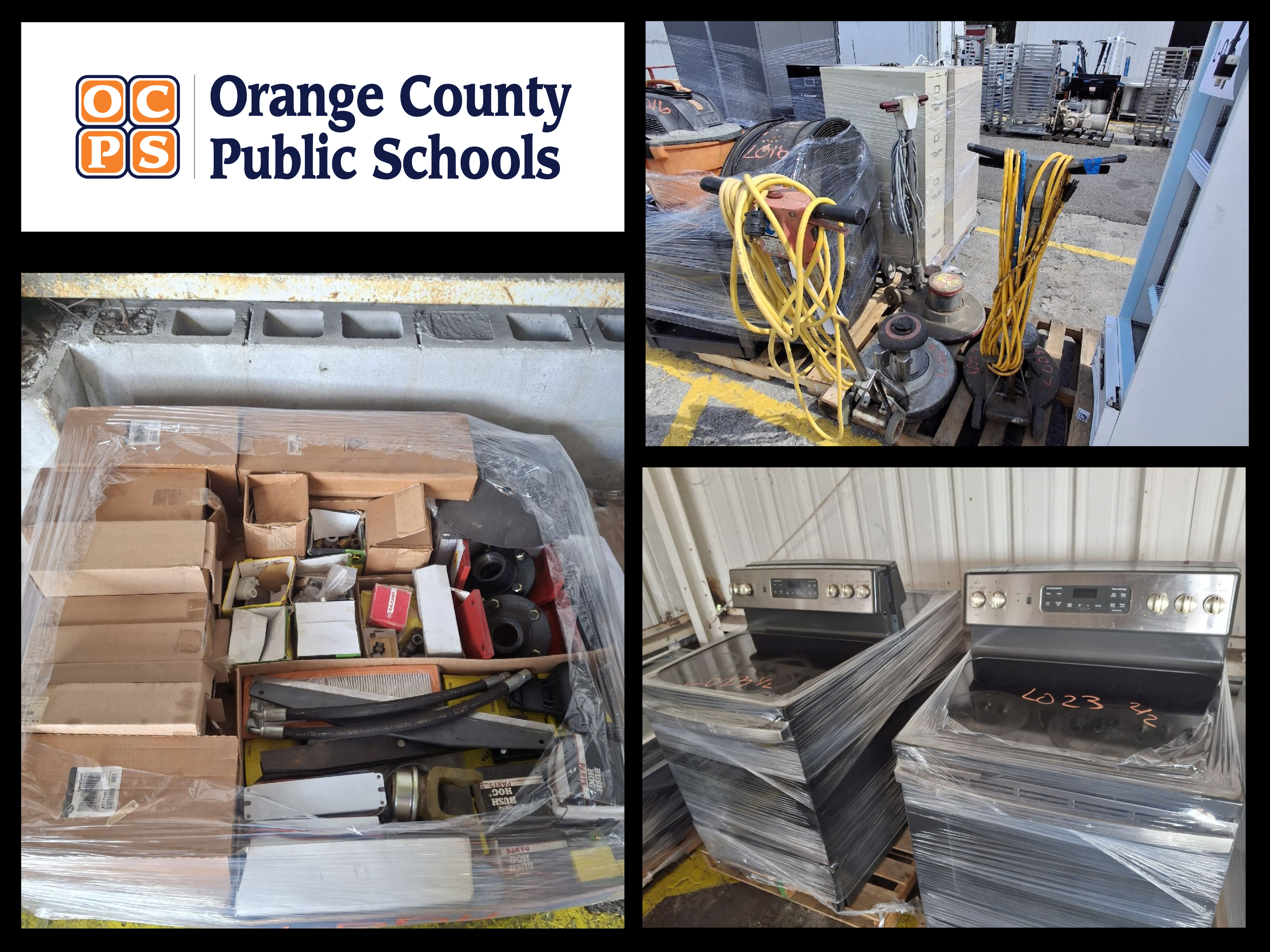 Patrick　引き取り ORANGE COUNTY PUBLIC SCHOOLS: TRUCK/TRACTOR PARTS, FLOOR MACHINES