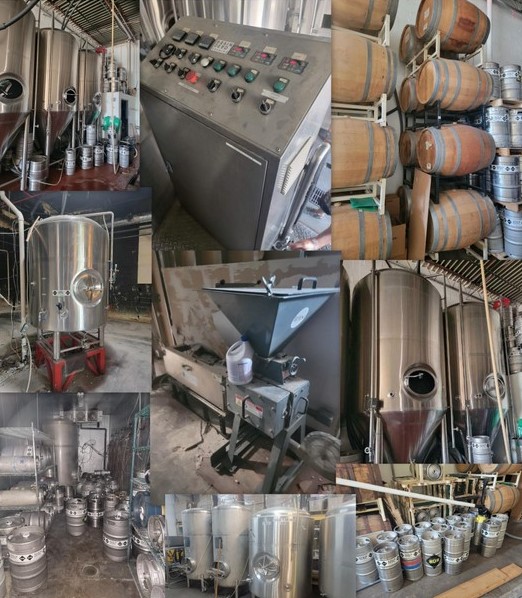 Package Brewery System Beer Production Equipment Online Auction