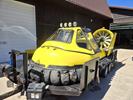 2010 Hovertechnics Hoverguard 800 16' Light Rescue Hovercraft w/ Tandem Axle Trailer