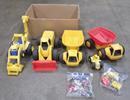 Lot of Construction Vehicle Toys