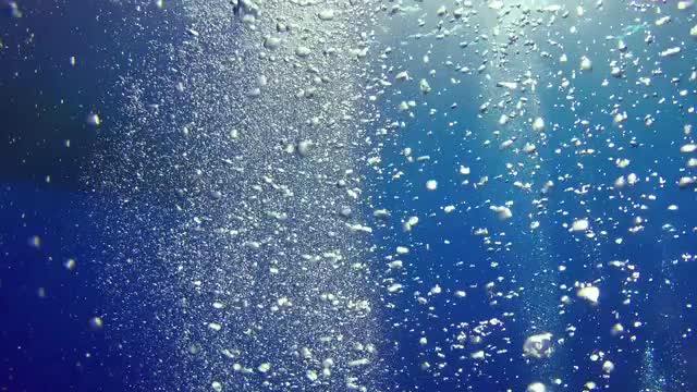 Air Bubbles in the Blue Water